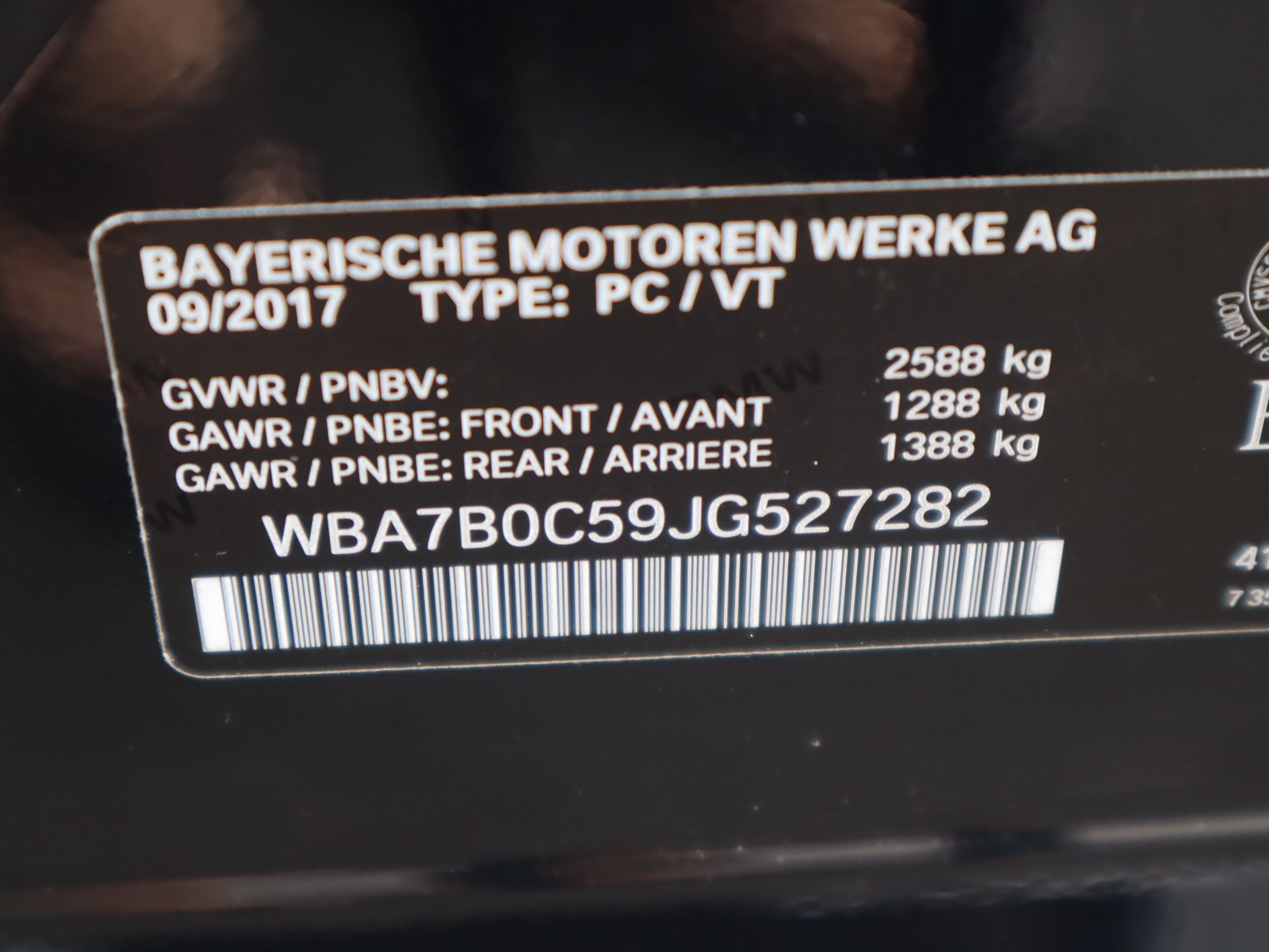 2018 BMW 750I in Vancouver, British Columbia