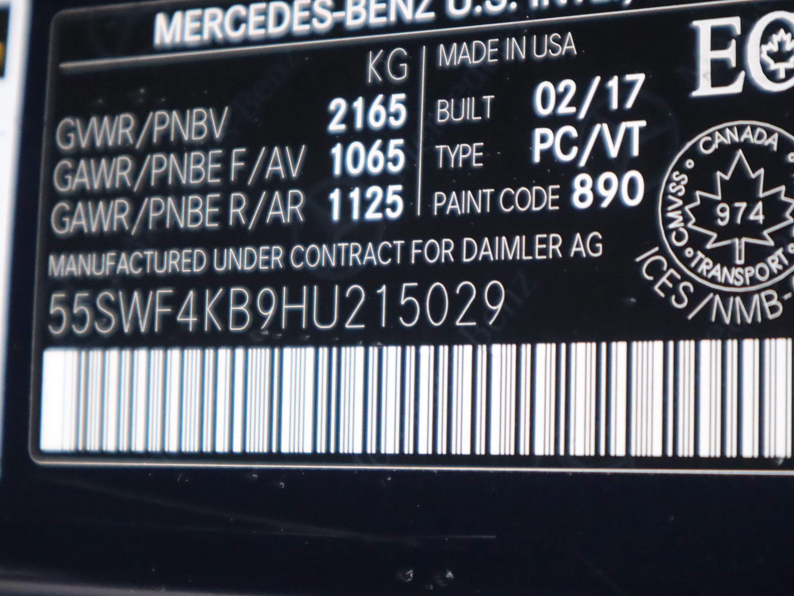 2017 Mercedes-Benz C300 in Vancouver, British Columbia