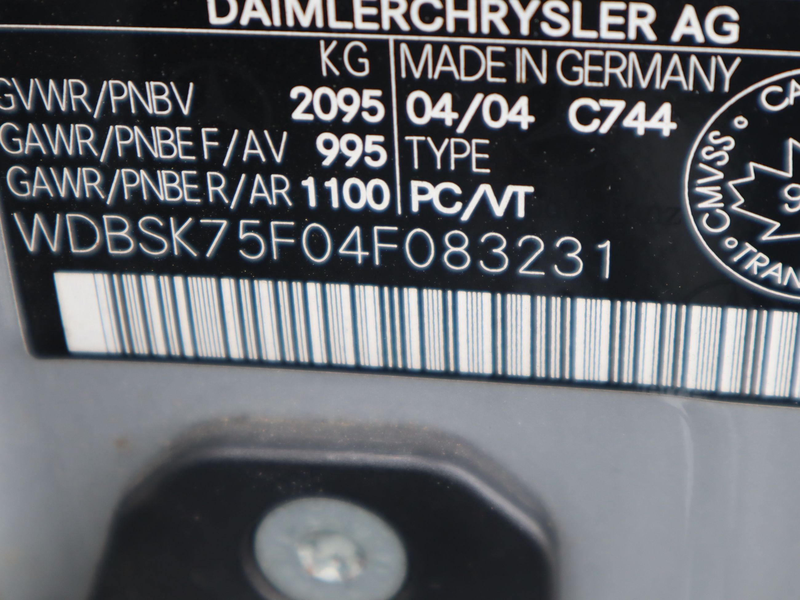 2004 Mercedes-Benz SL500 in Vancouver, British Columbia