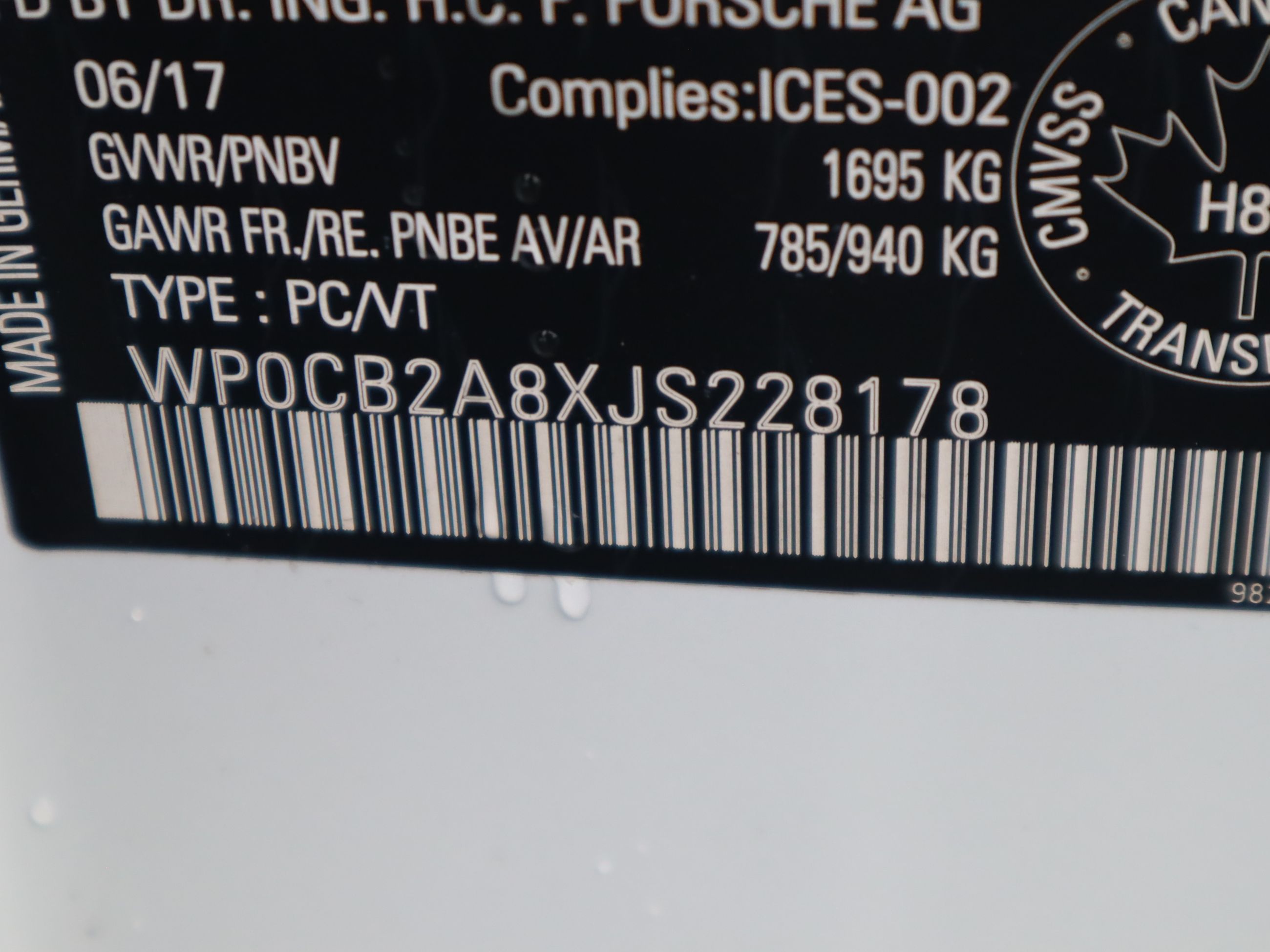 2018 Porsche 718 Boxster in Vancouver, British Columbia