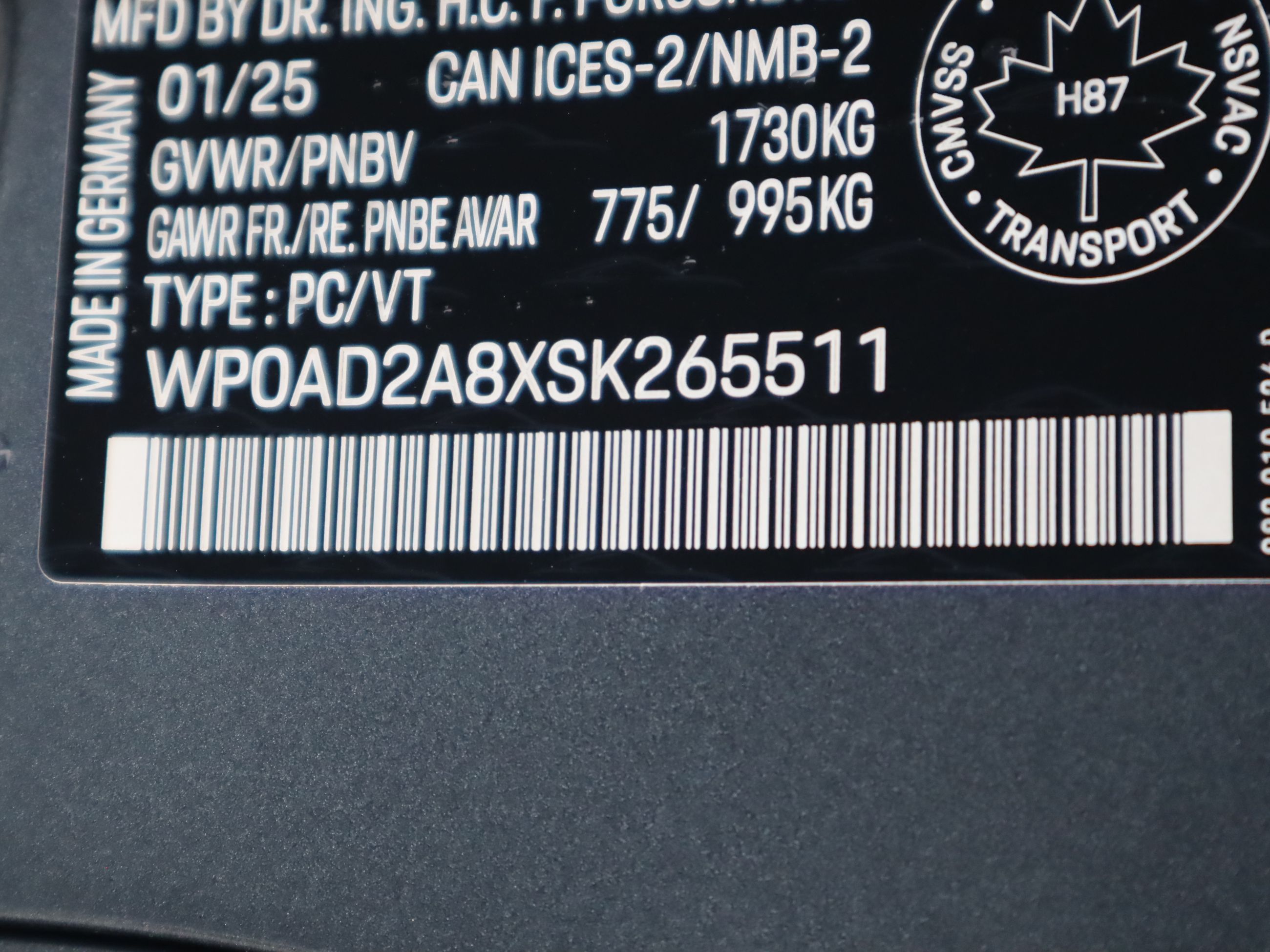 Porsche 718 Cayman  2025 à Vancouver, Colombie-Britannique