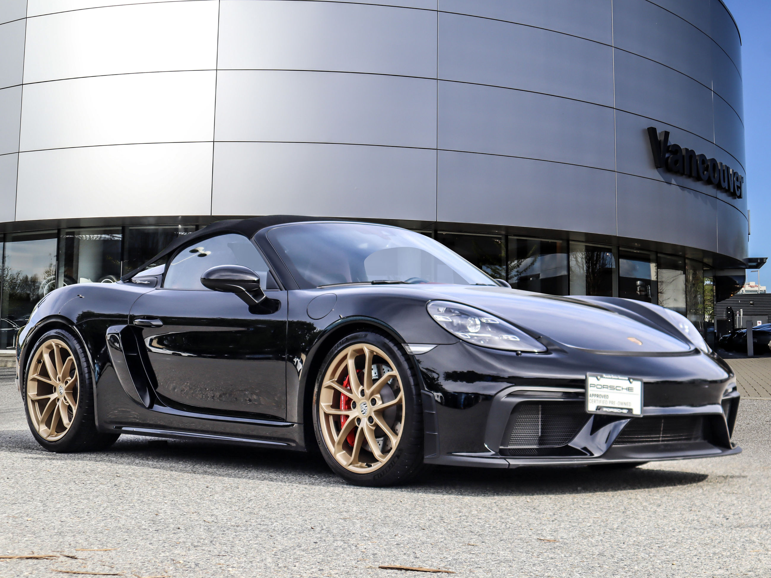 Porsche 718 Spyder  2021 à Vancouver, Colombie-Britannique