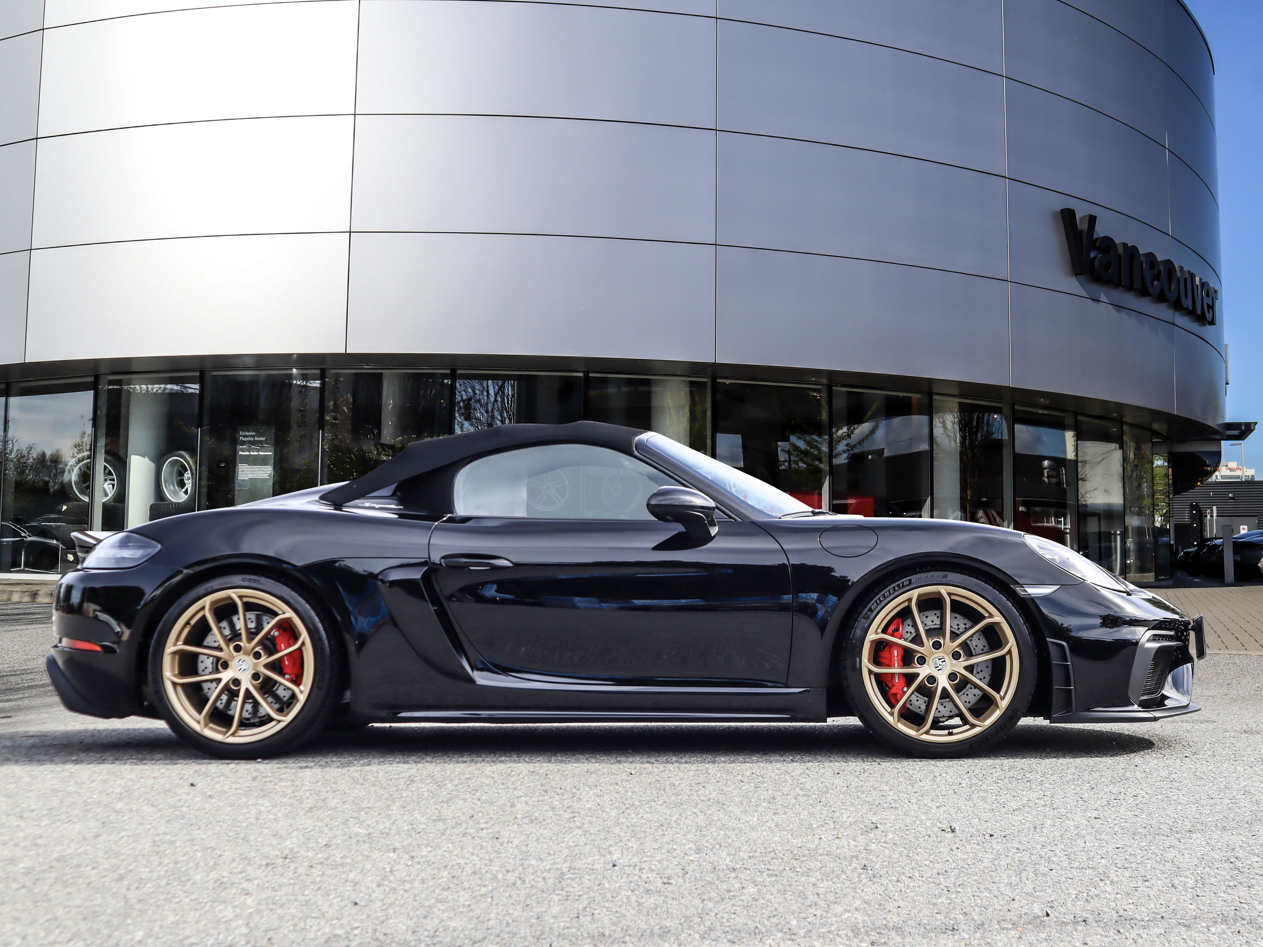Porsche 718 Spyder  2021 à Vancouver, Colombie-Britannique