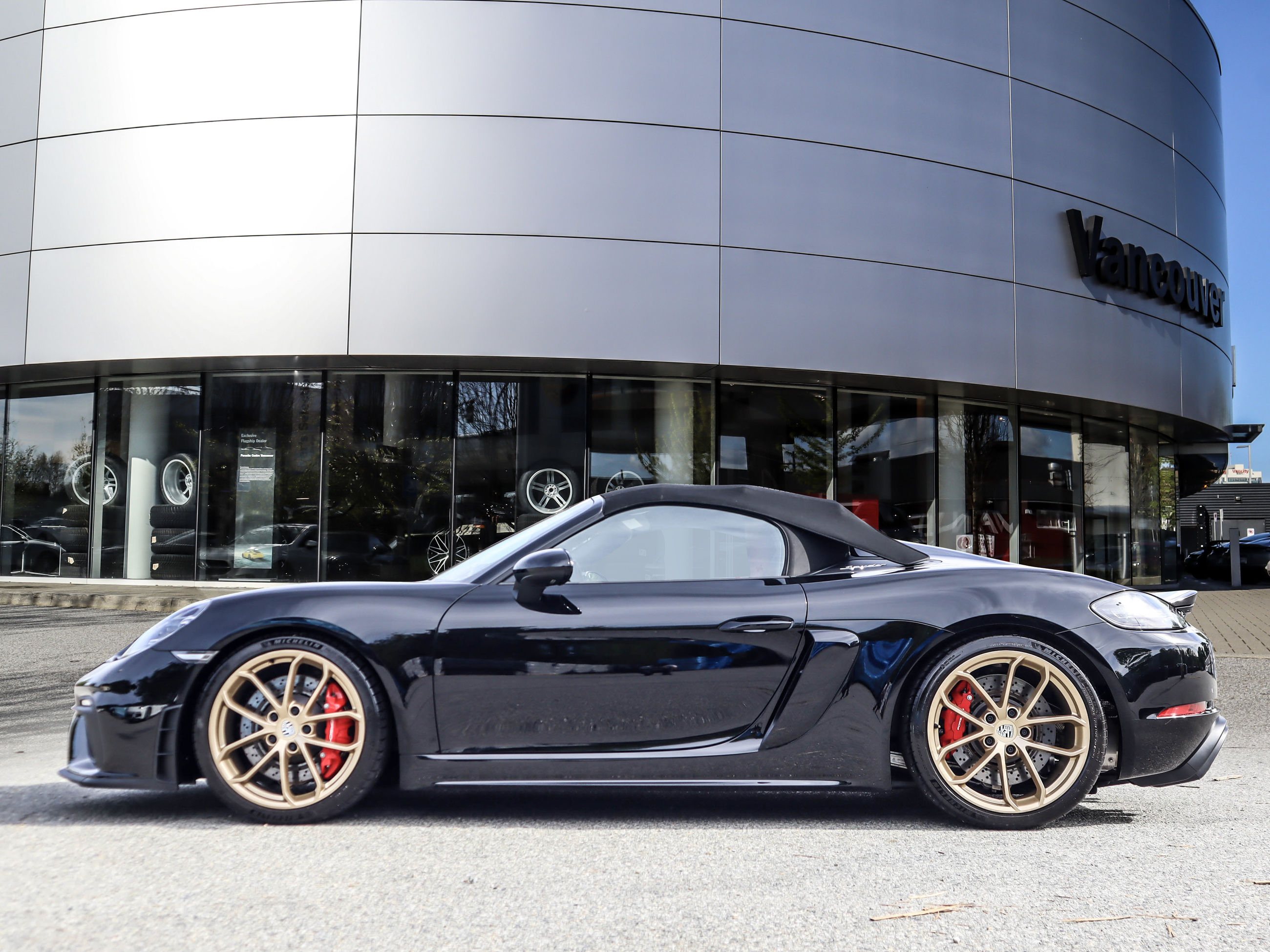 Porsche 718 Spyder  2021 à Vancouver, Colombie-Britannique