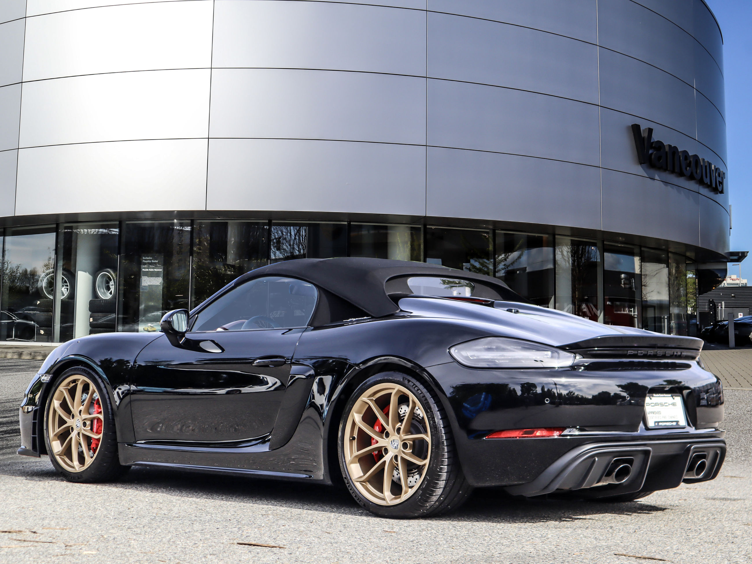 Porsche 718 Spyder  2021 à Vancouver, Colombie-Britannique