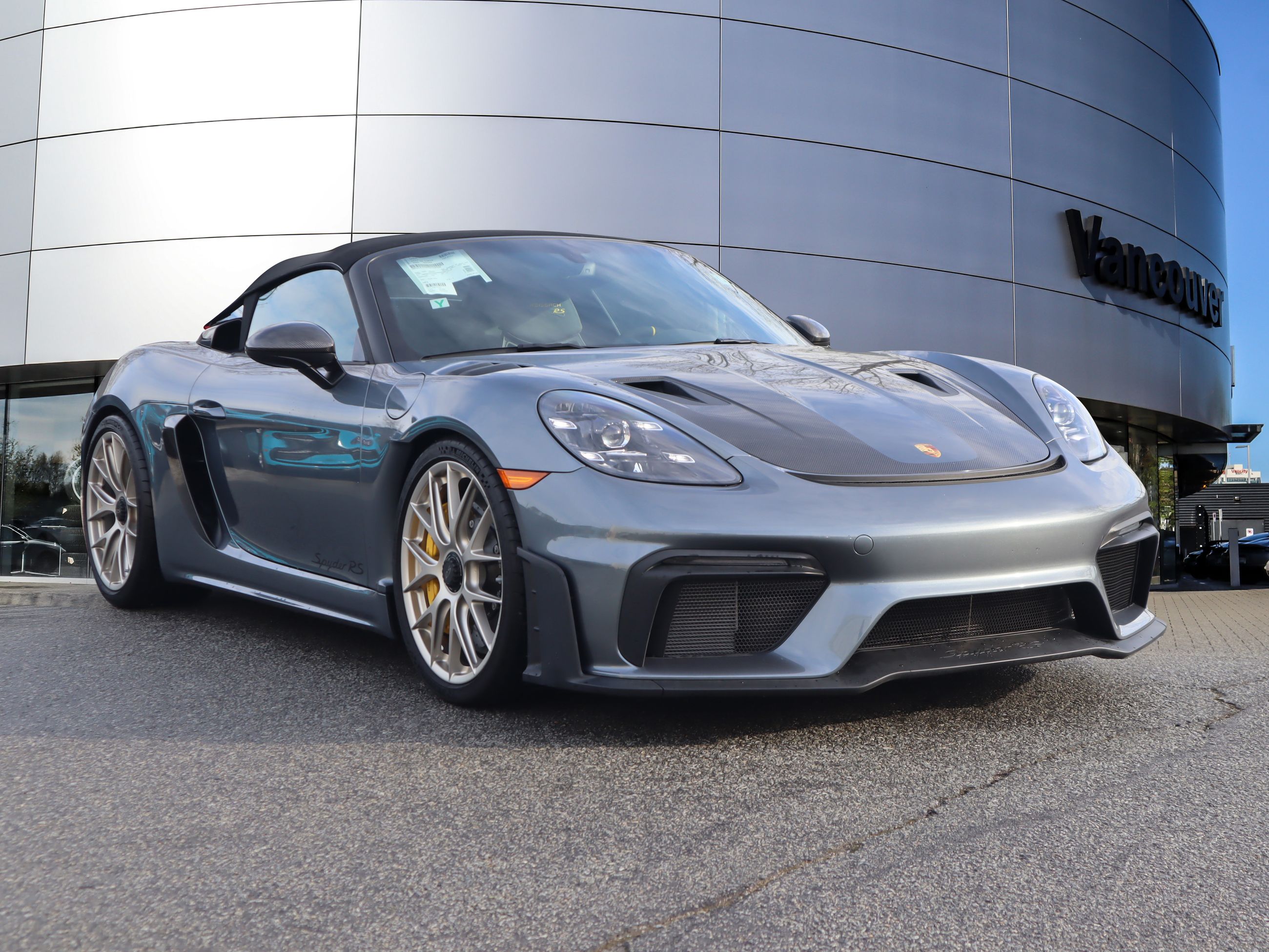 Porsche 718 Spyder  2024 à Vancouver, Colombie-Britannique