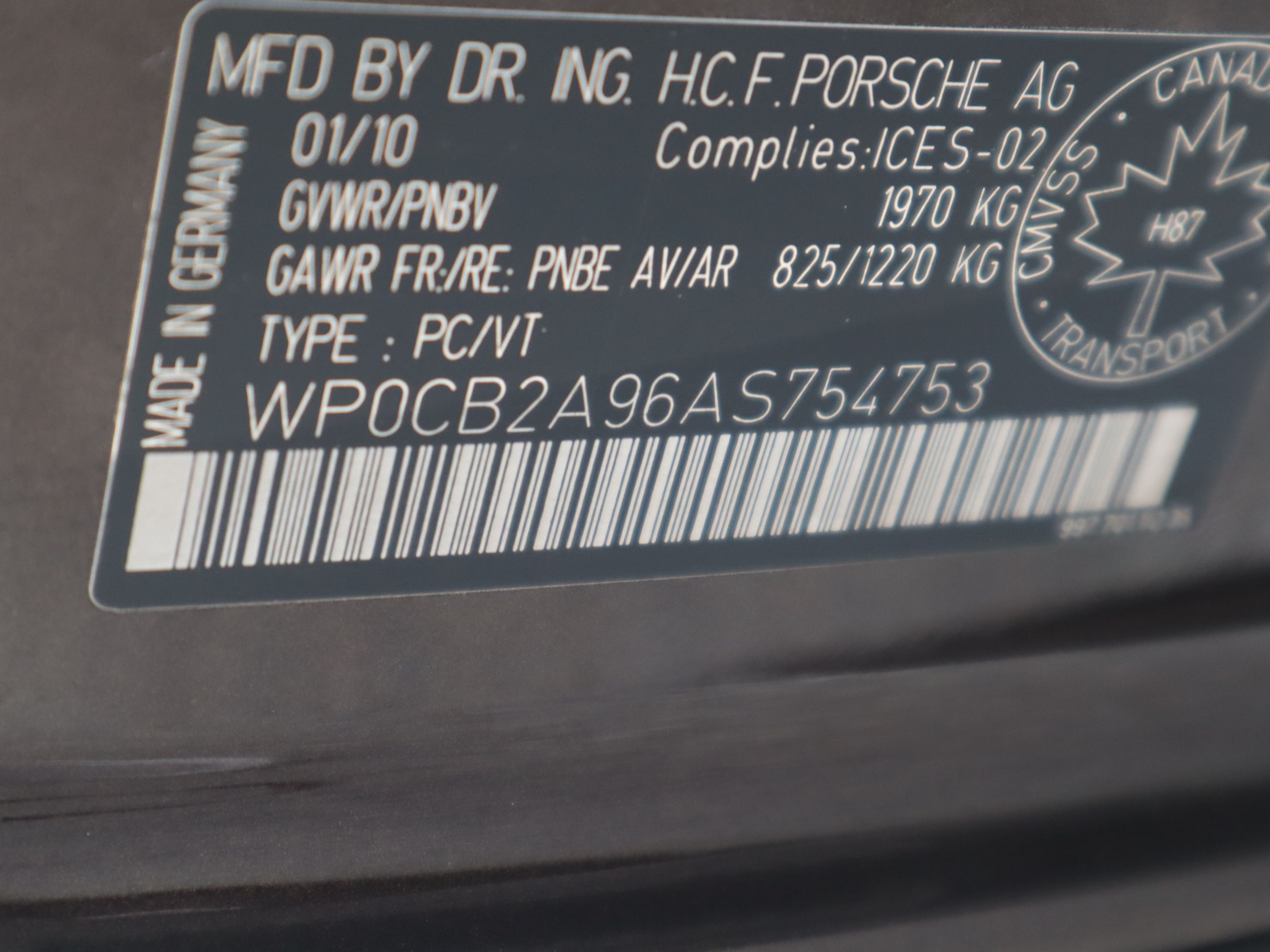 Porsche 911  2010 à Vancouver, Colombie-Britannique