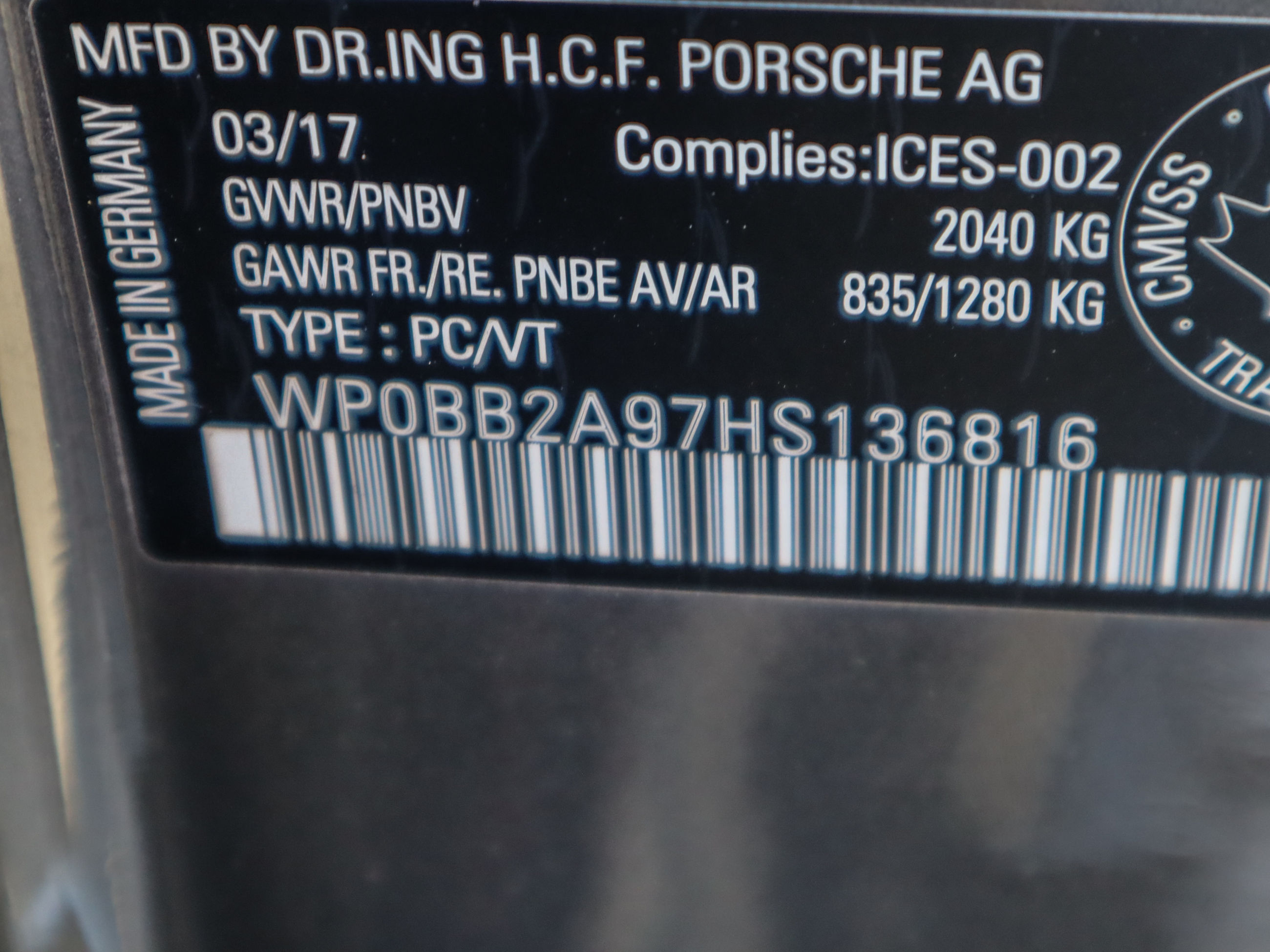 2017 Porsche 911 in Vancouver, British Columbia