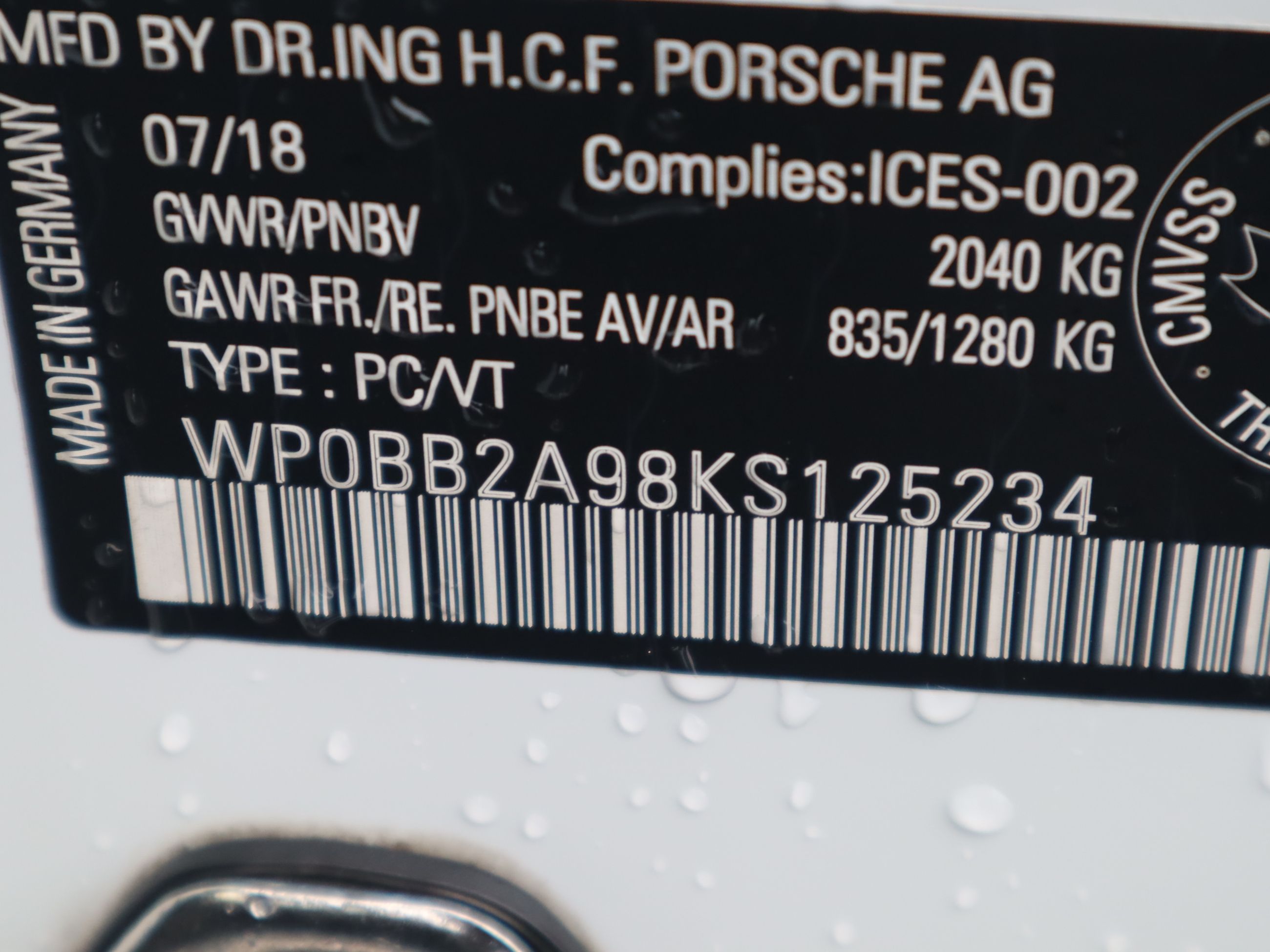 2019 Porsche 911 in Vancouver, British Columbia