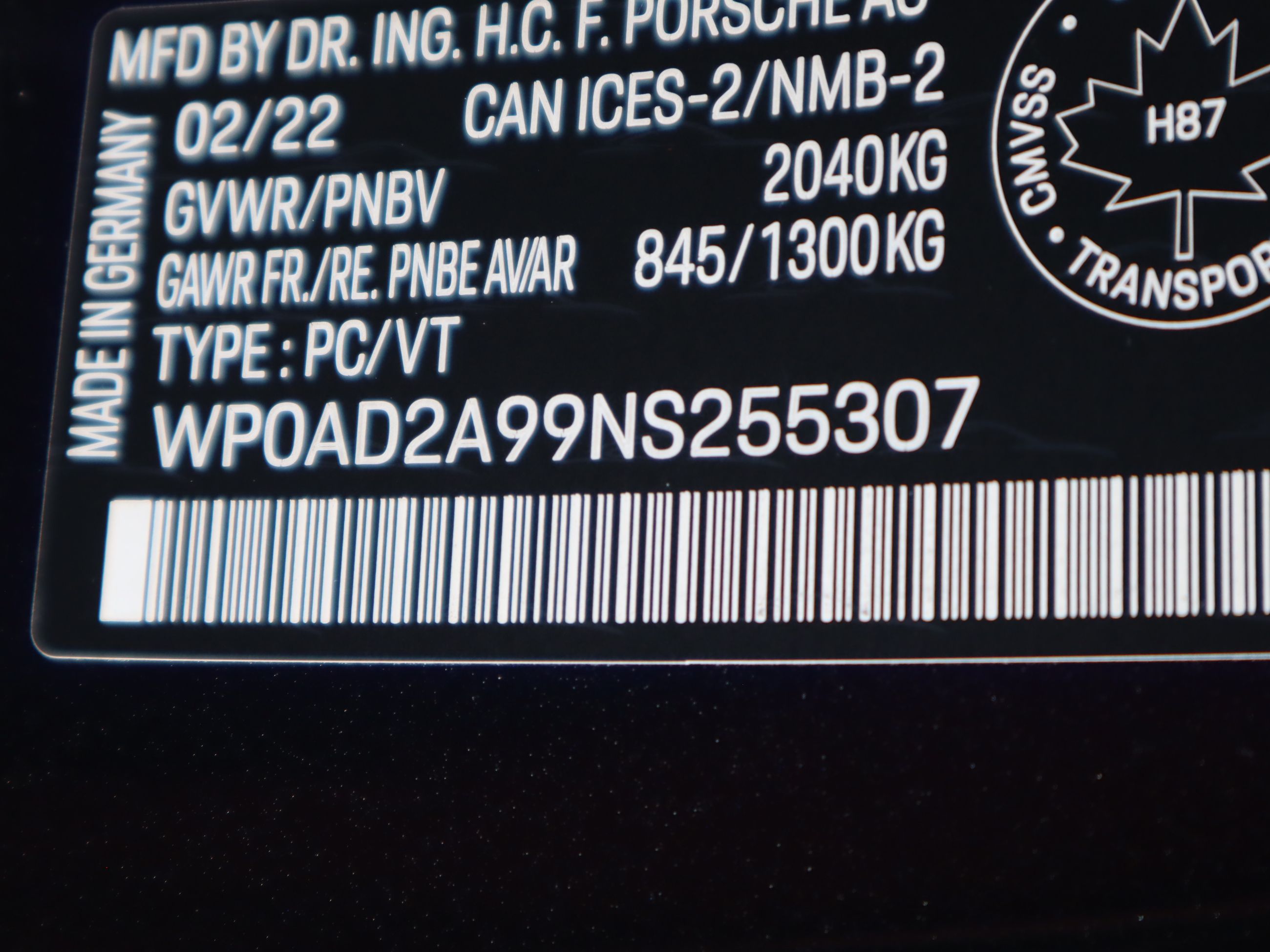 2022 Porsche 911 in Vancouver, British Columbia