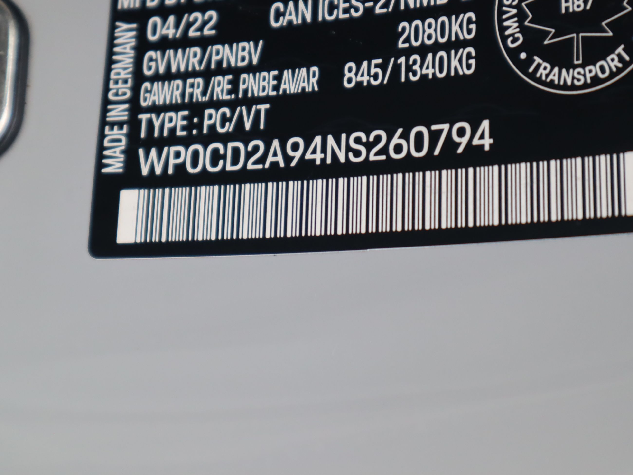 Porsche 911  2022 à Vancouver, Colombie-Britannique