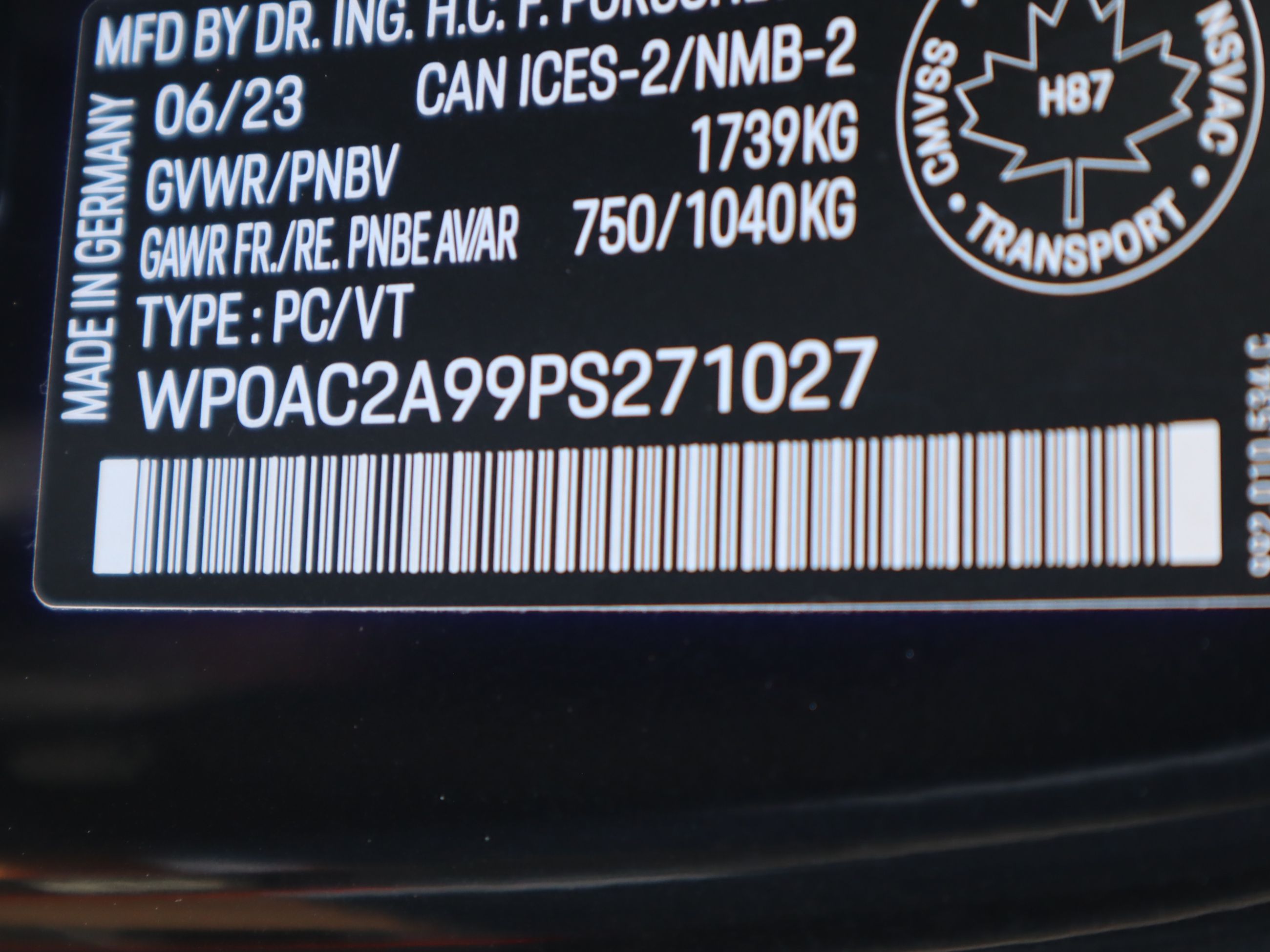 Porsche 911  2023 à Vancouver, Colombie-Britannique