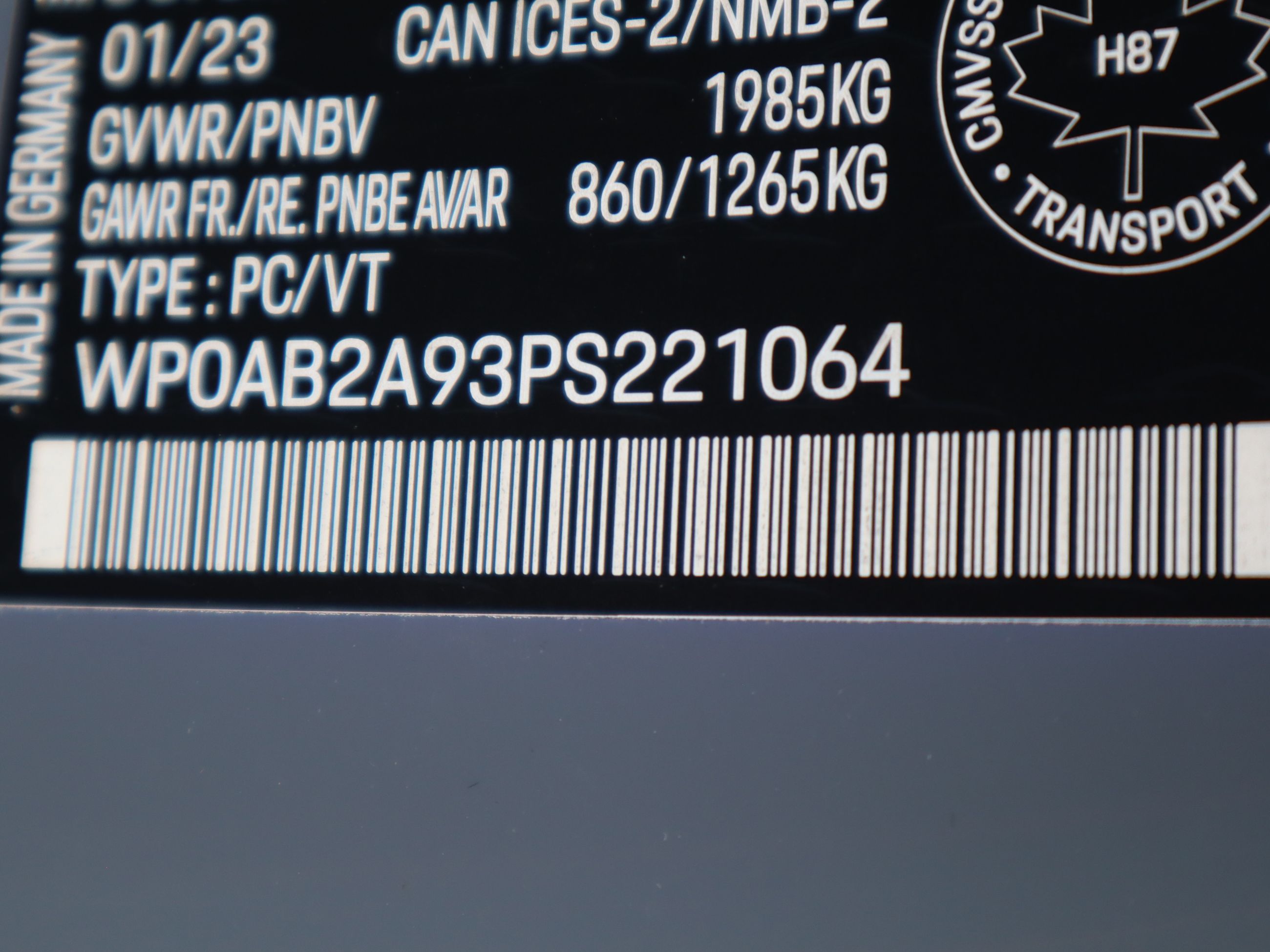 Porsche 911  2023 à Vancouver, Colombie-Britannique