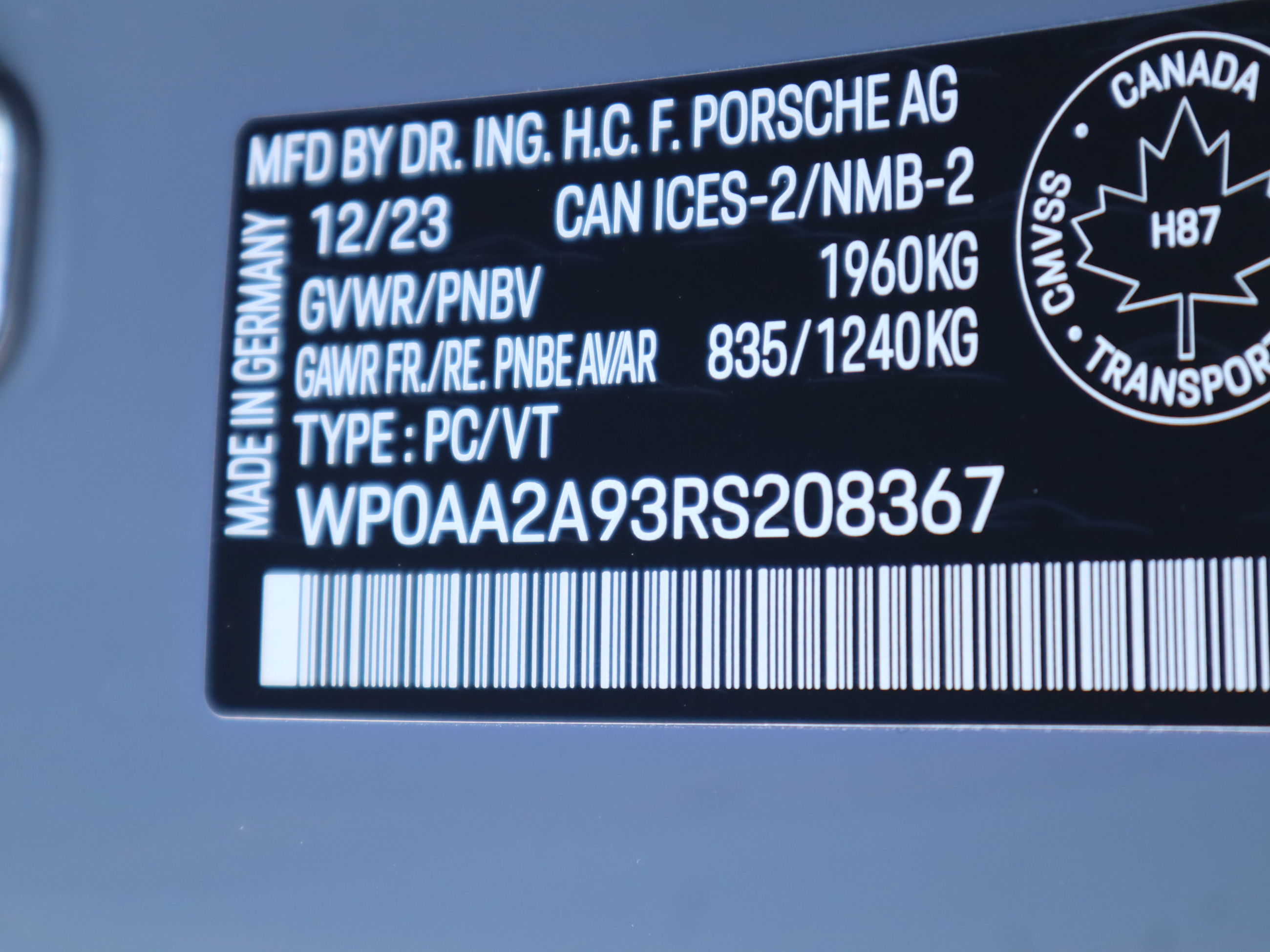 2024 Porsche 911 in Vancouver, British Columbia