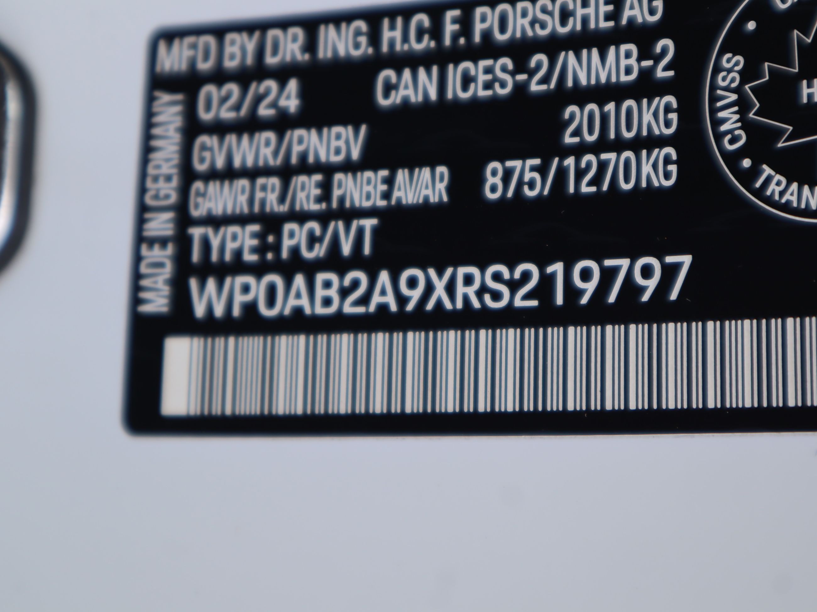 2024 Porsche 911 in Vancouver, British Columbia