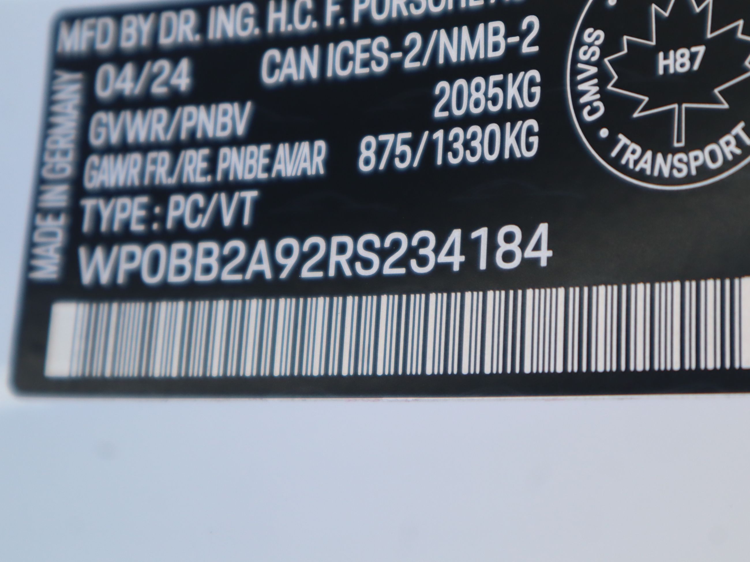 2024 Porsche 911 in Vancouver, British Columbia