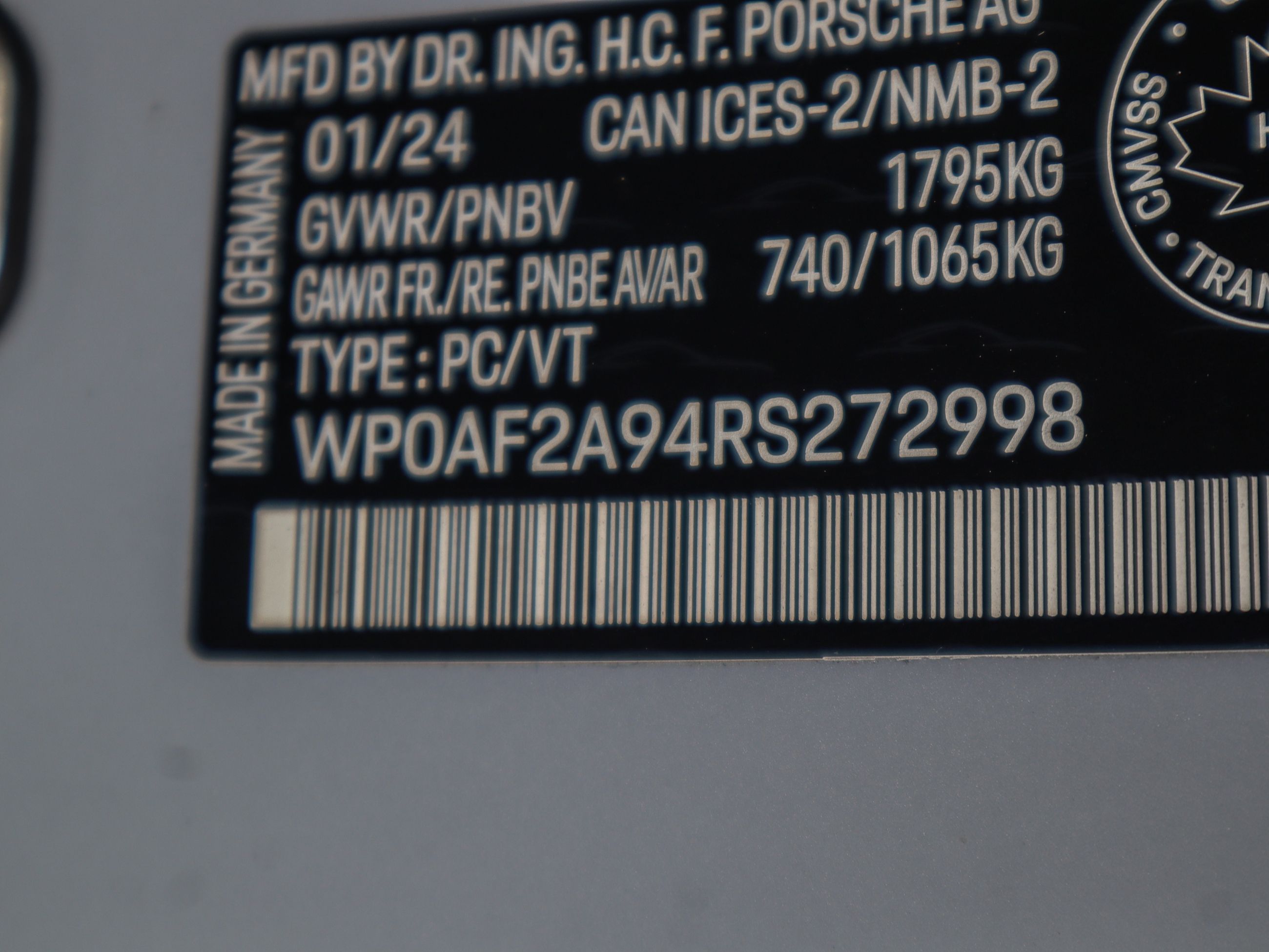 2024 Porsche 911 in Vancouver, British Columbia