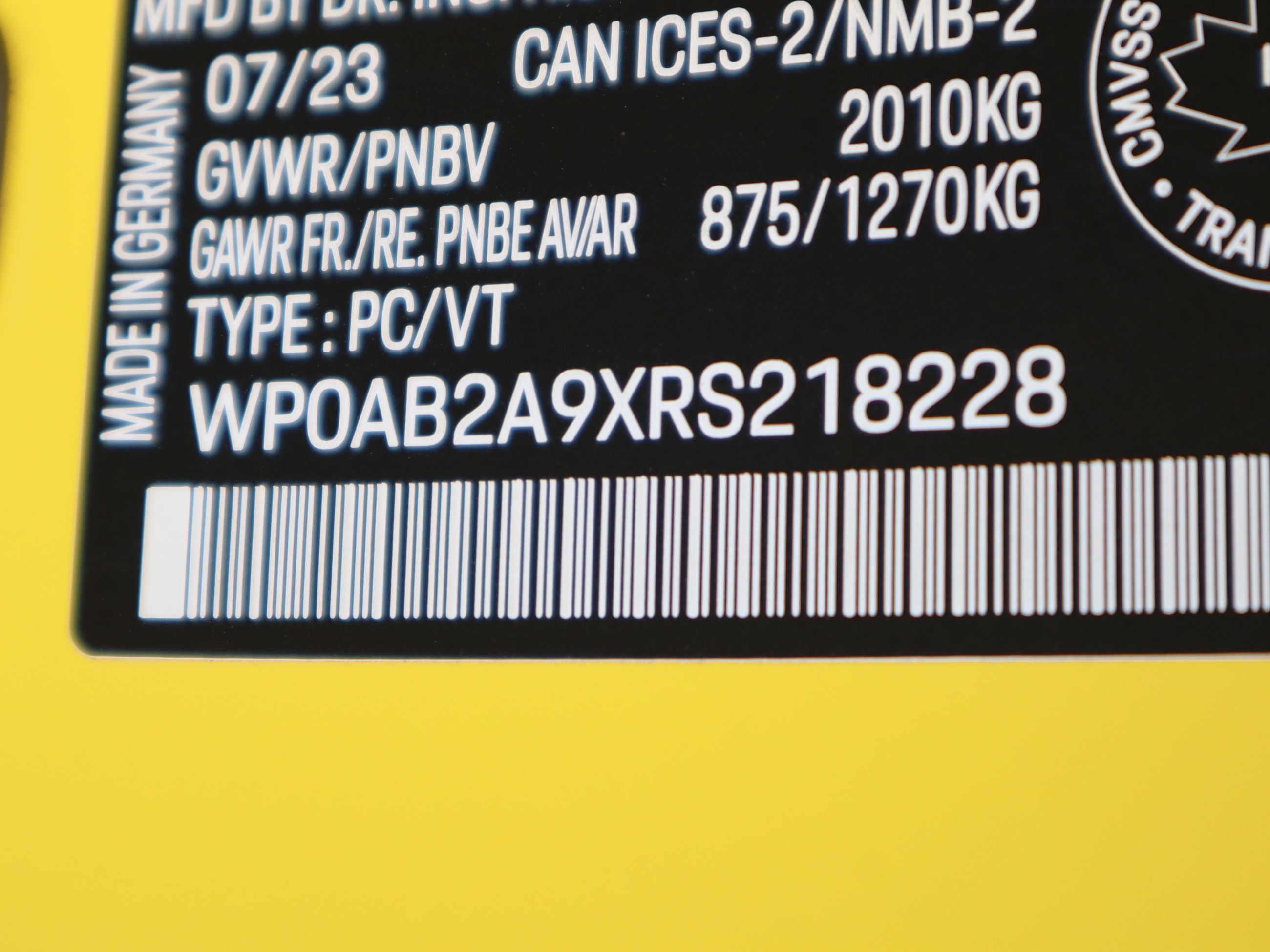 Porsche 911  2024 à Vancouver, Colombie-Britannique