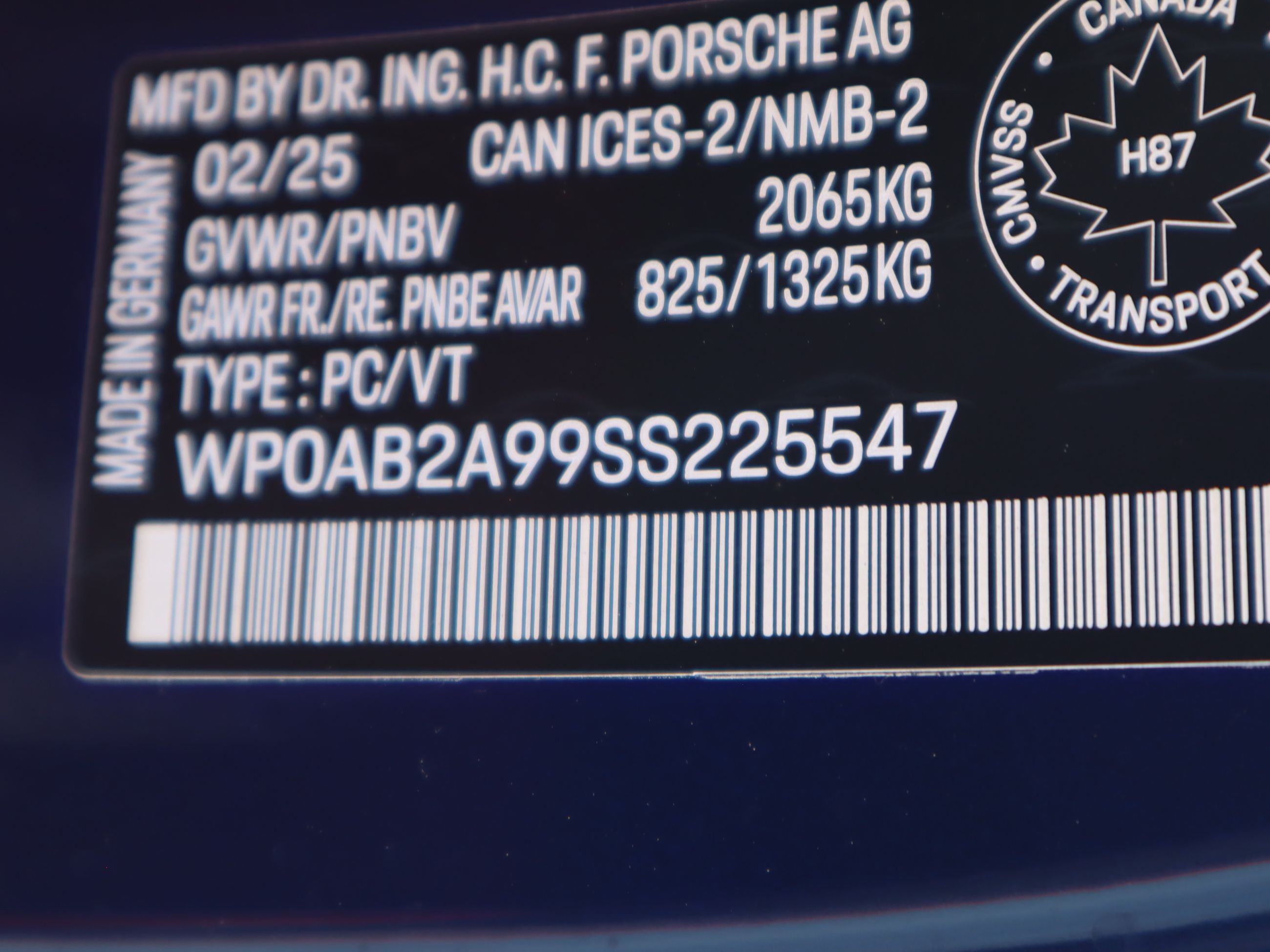 2025 Porsche 911 in Vancouver, British Columbia