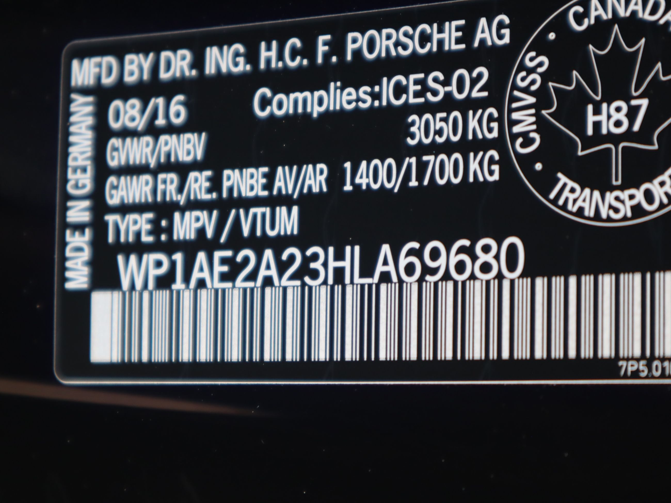 2017 Porsche Cayenne in Vancouver, British Columbia