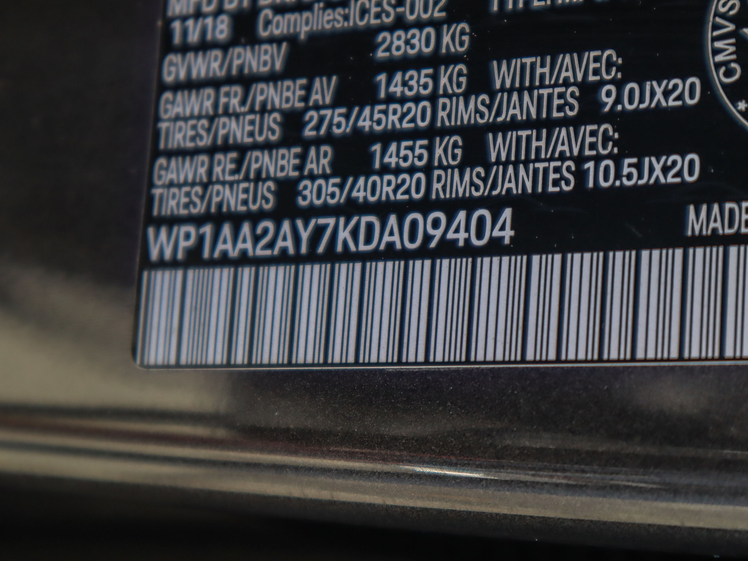 Porsche Cayenne  2019 à Vancouver, Colombie-Britannique