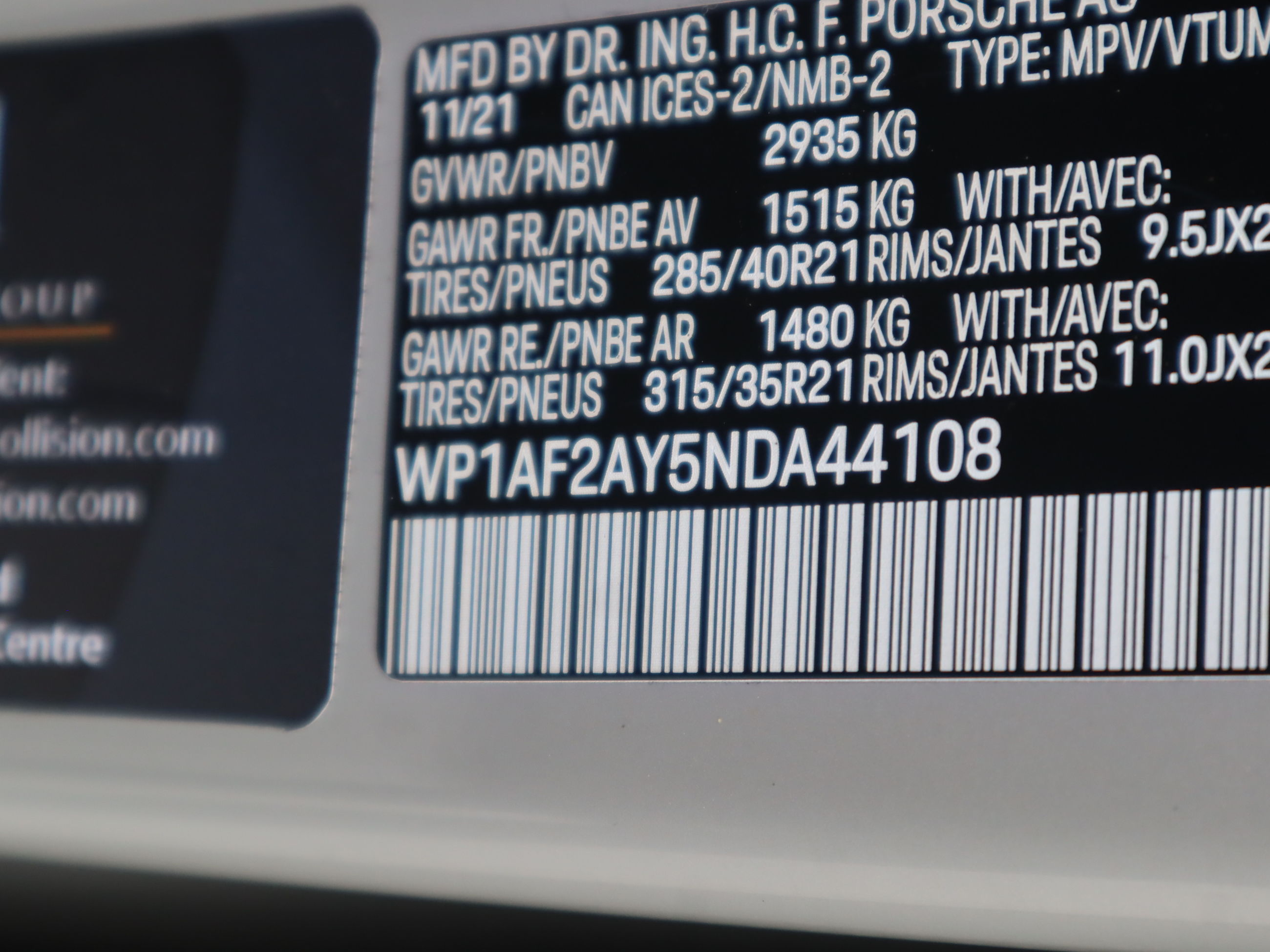 2022 Porsche Cayenne in Vancouver, British Columbia