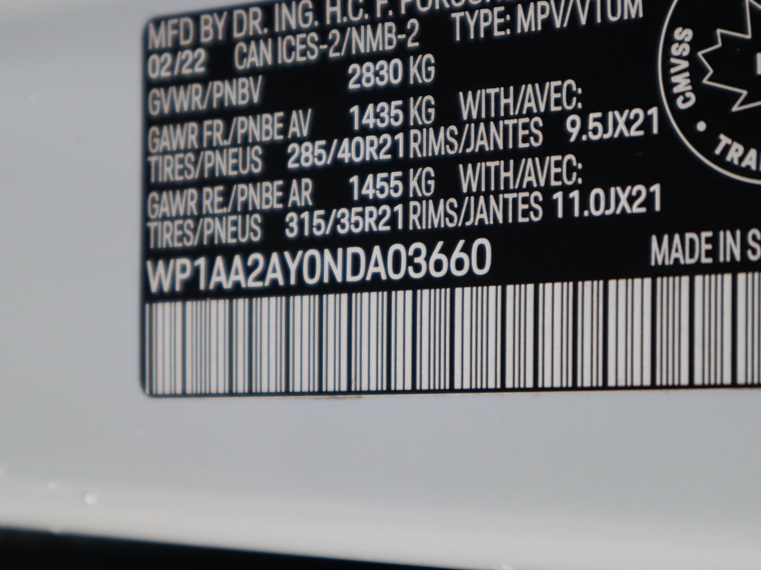 2022 Porsche Cayenne in Vancouver, British Columbia