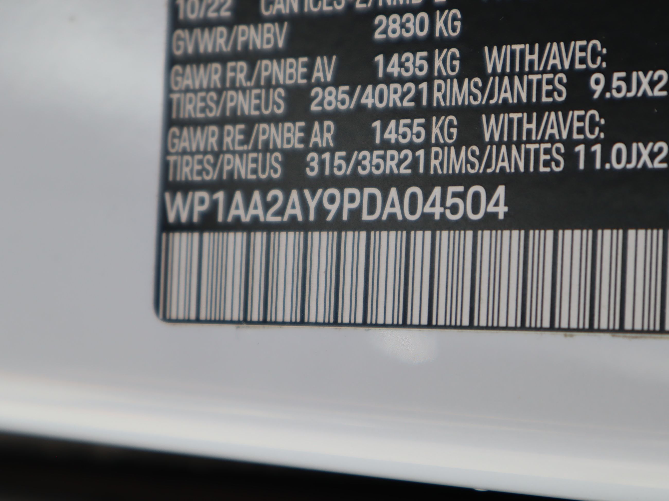 Porsche Cayenne  2023 à Vancouver, Colombie-Britannique