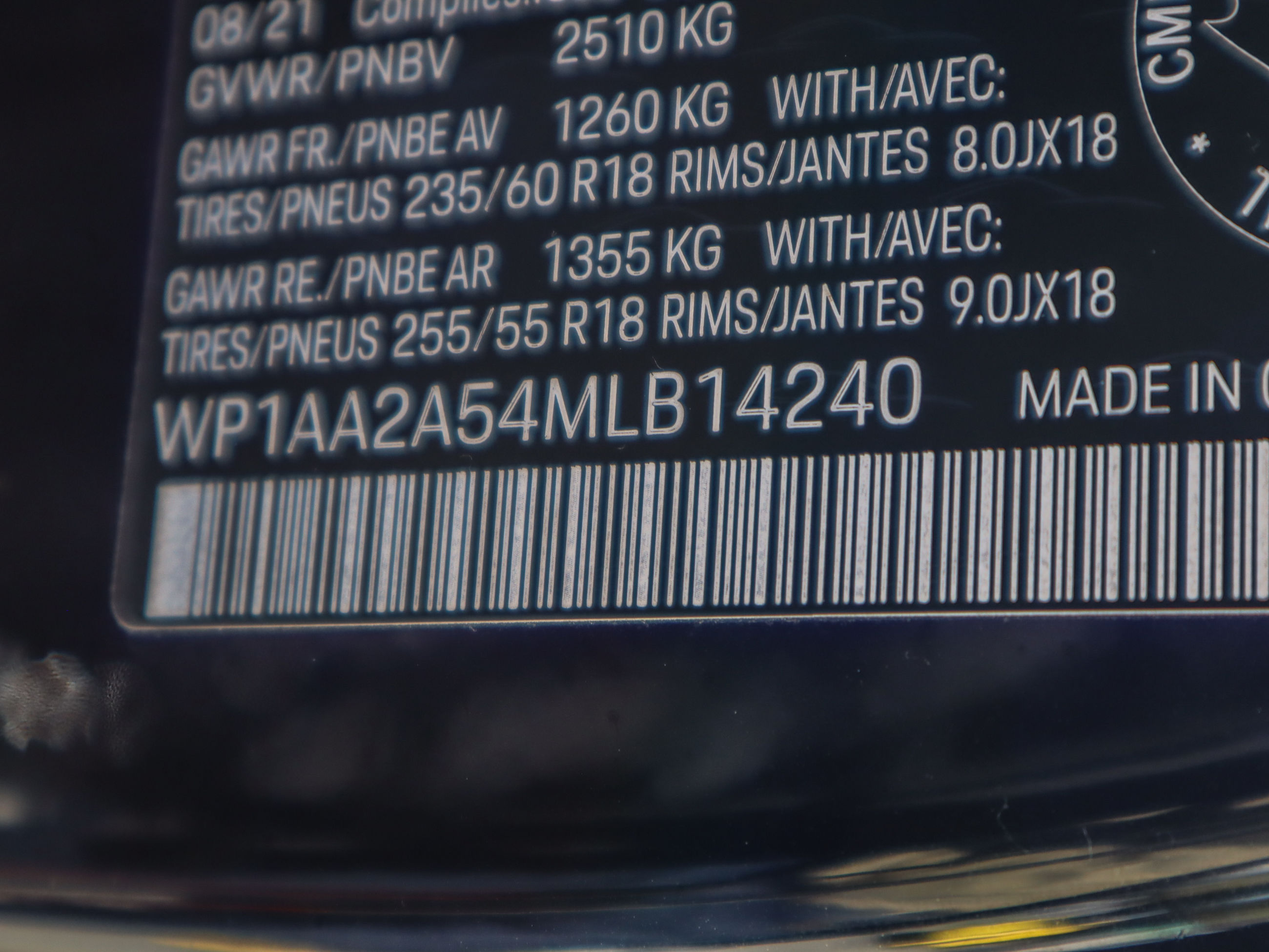 2021 Porsche Macan in Vancouver, British Columbia