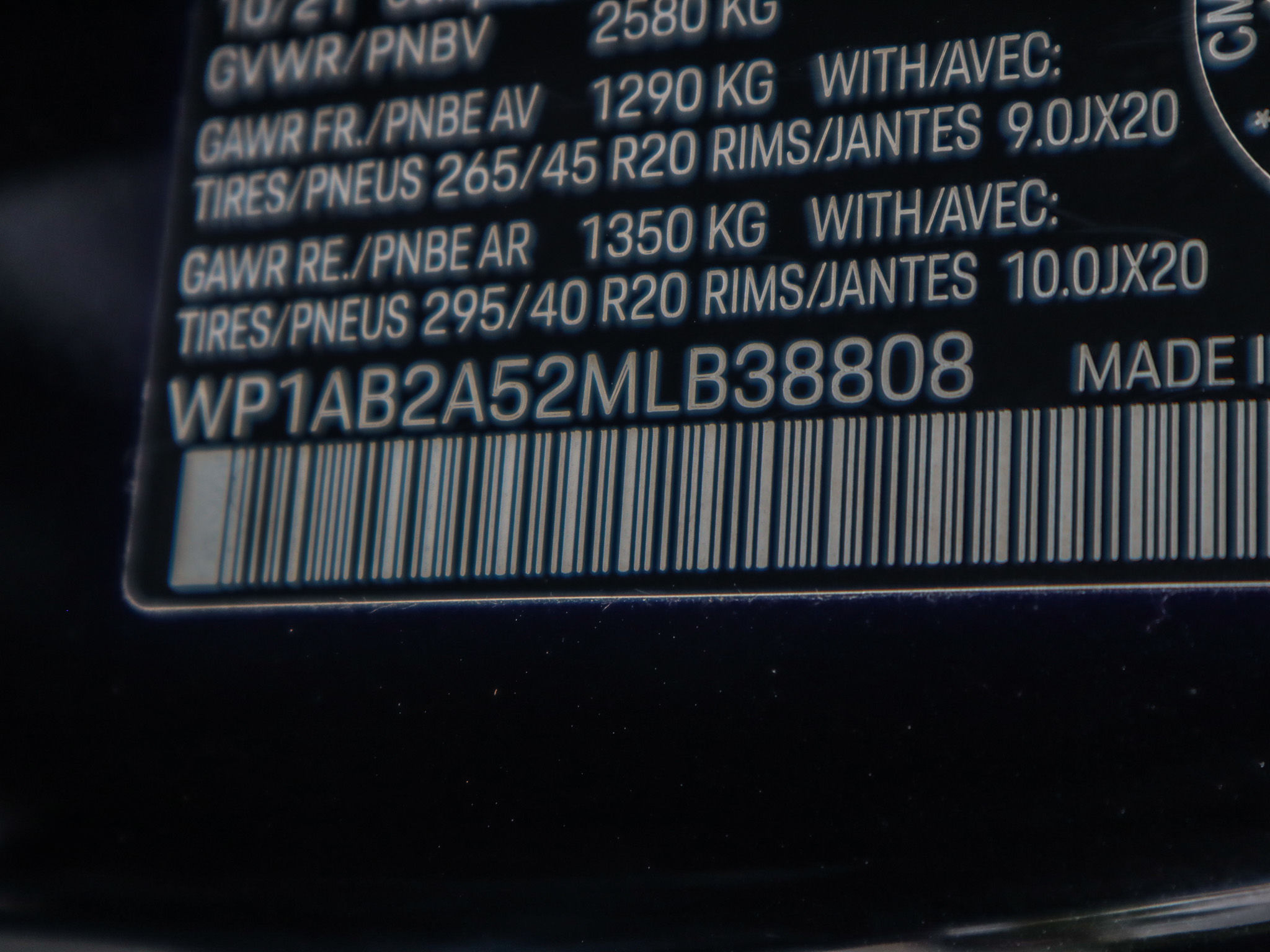 2021 Porsche Macan in Vancouver, British Columbia