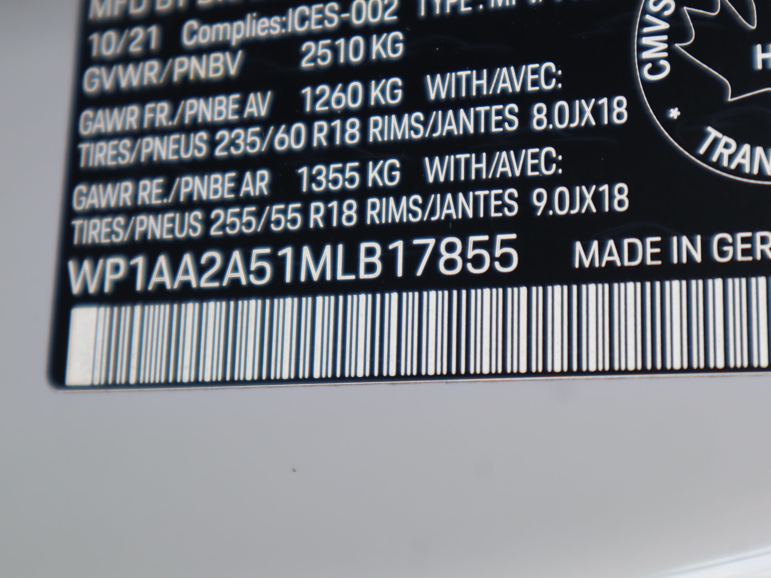 Porsche Macan  2021 à Vancouver, Colombie-Britannique
