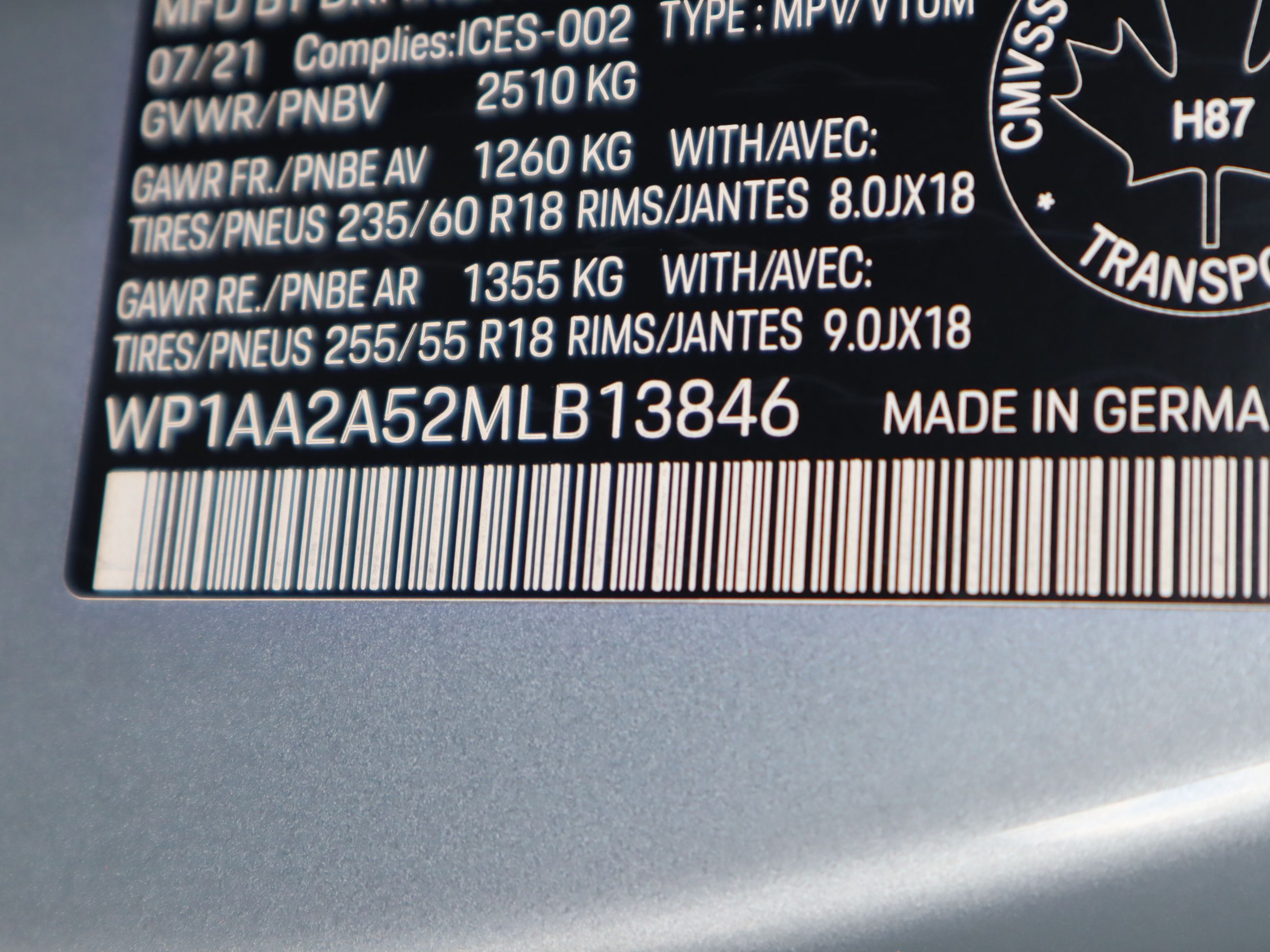 2021 Porsche Macan in Vancouver, British Columbia