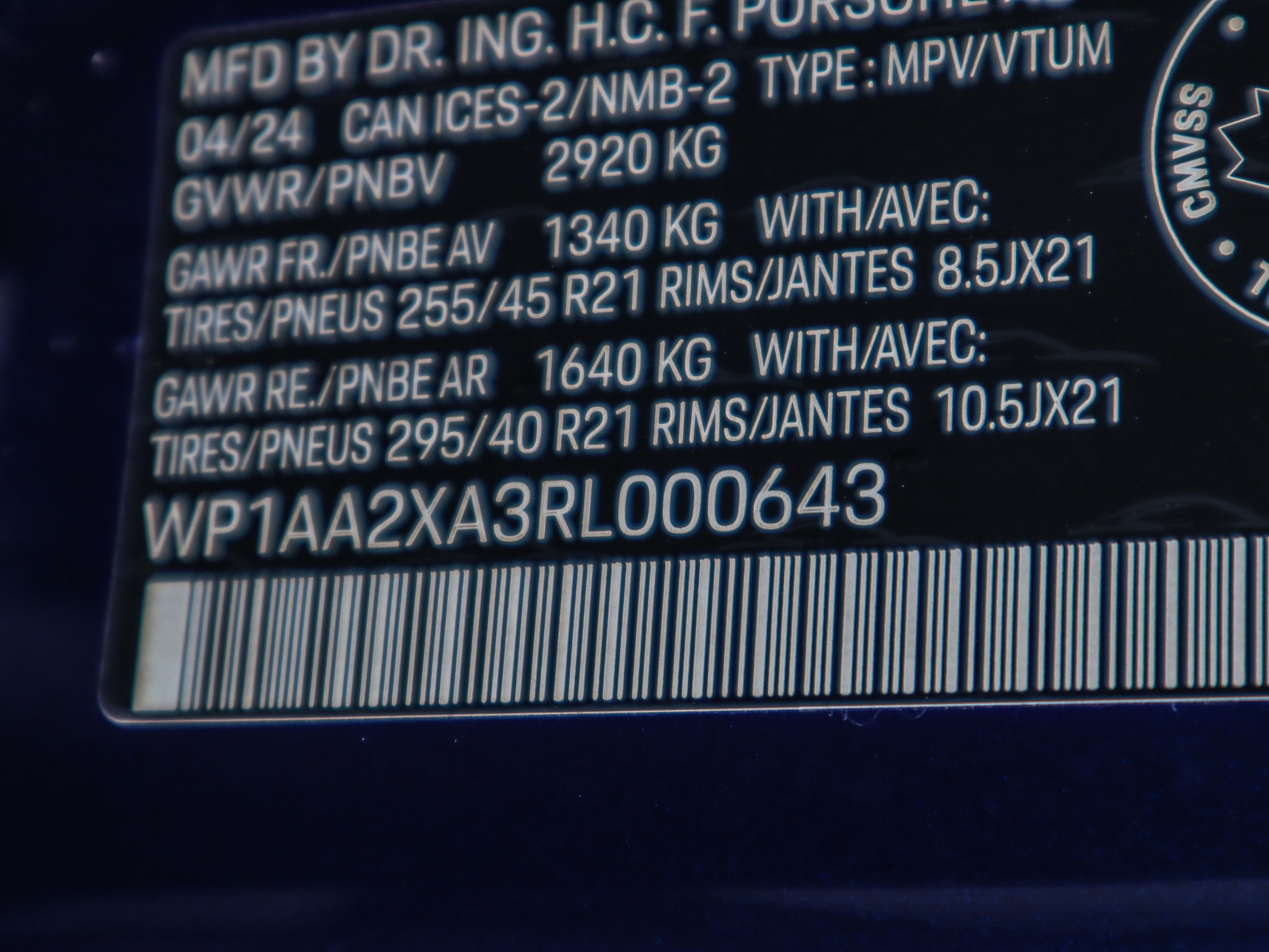 2024 Porsche Macan in Vancouver, British Columbia
