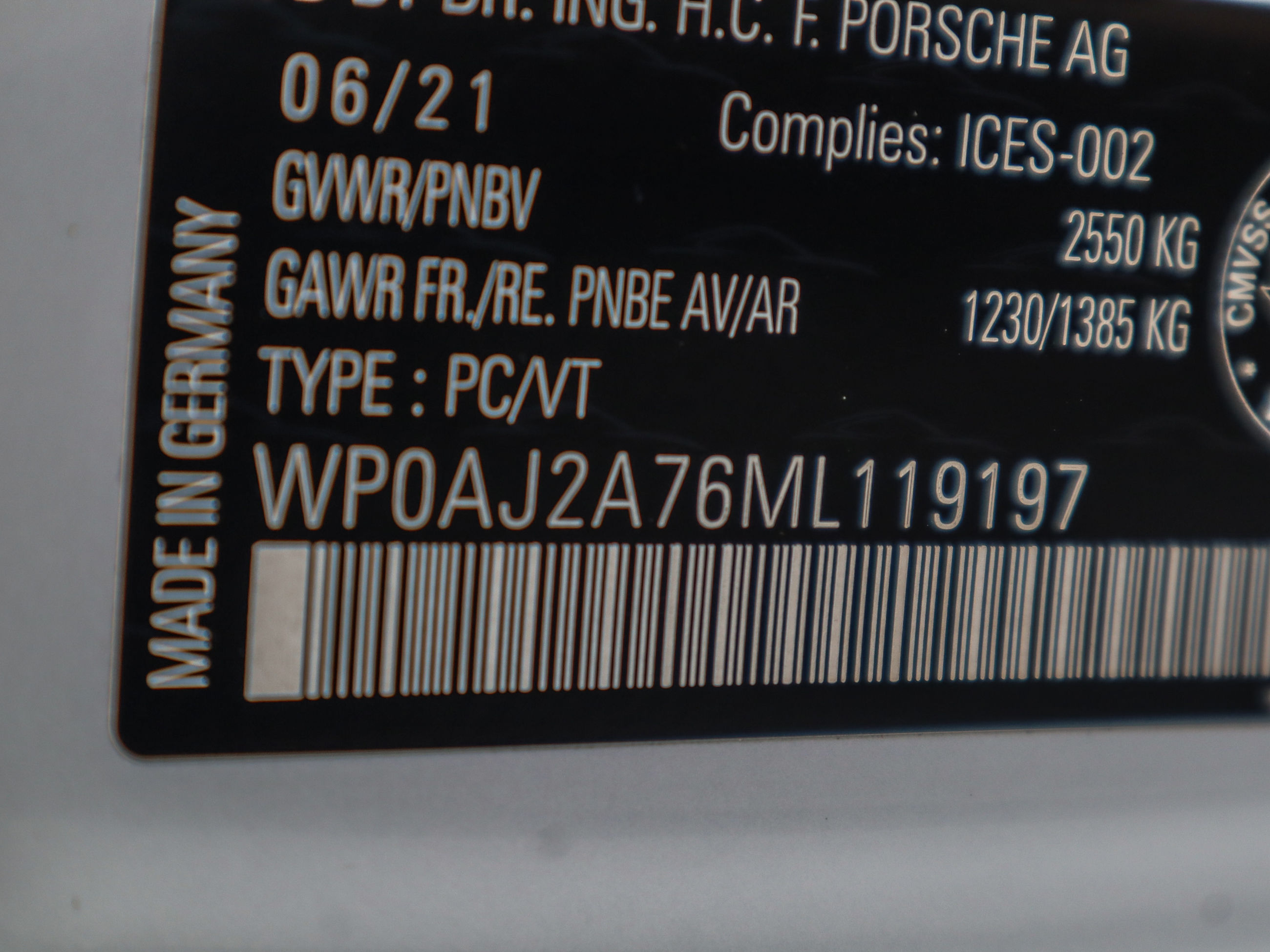 2021 Porsche Panamera in Vancouver, British Columbia