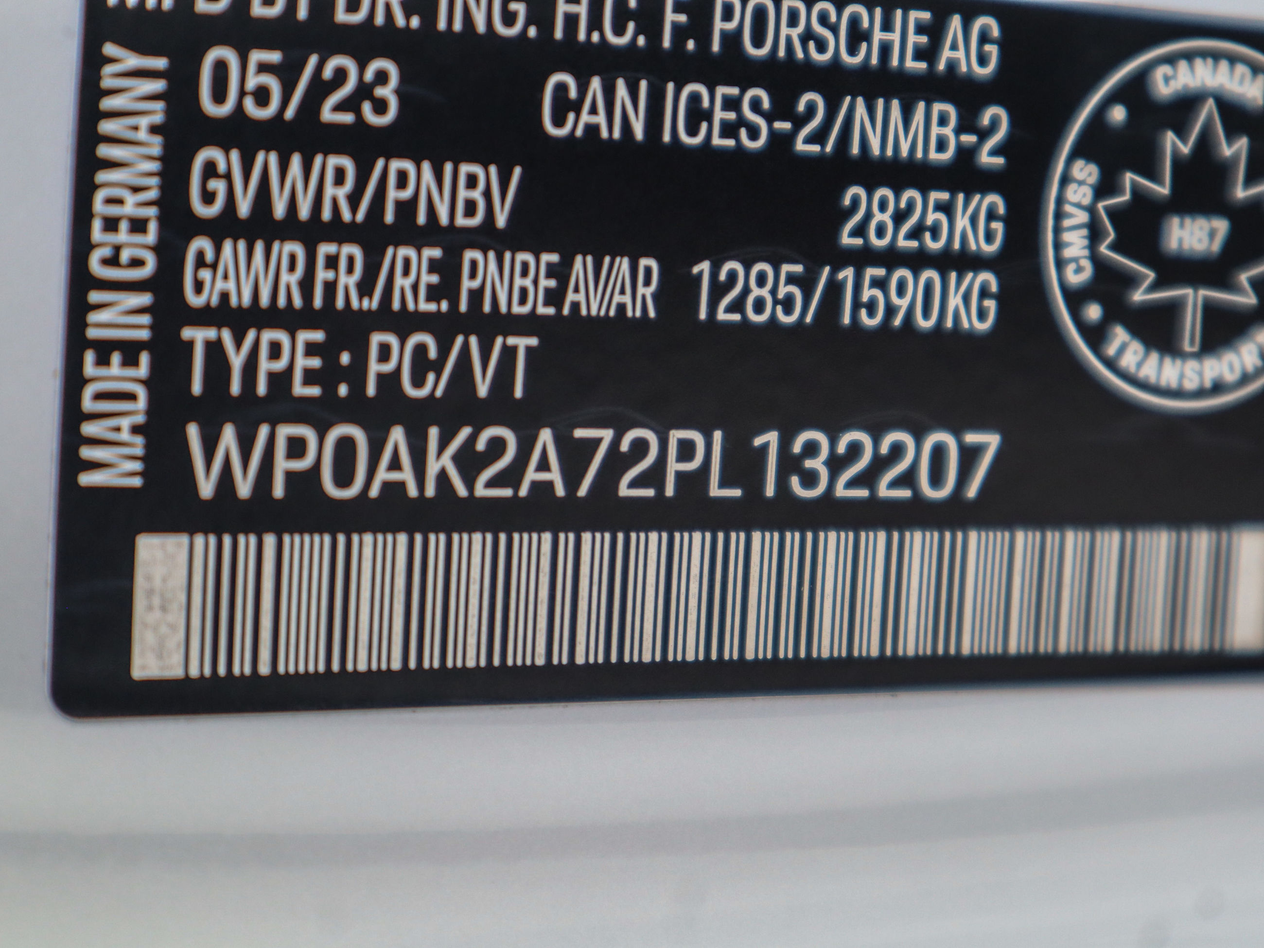 2023 Porsche Panamera in Vancouver, British Columbia