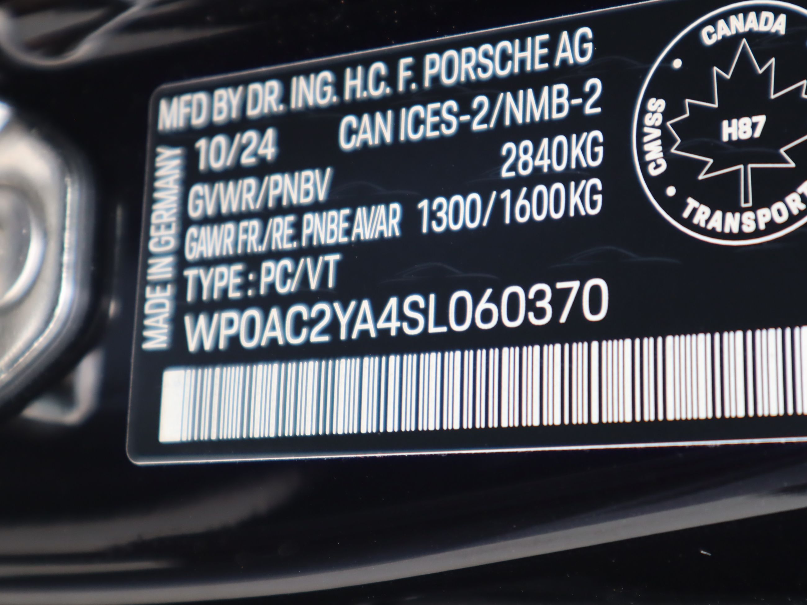 Porsche Panamera  2025 à Vancouver, Colombie-Britannique