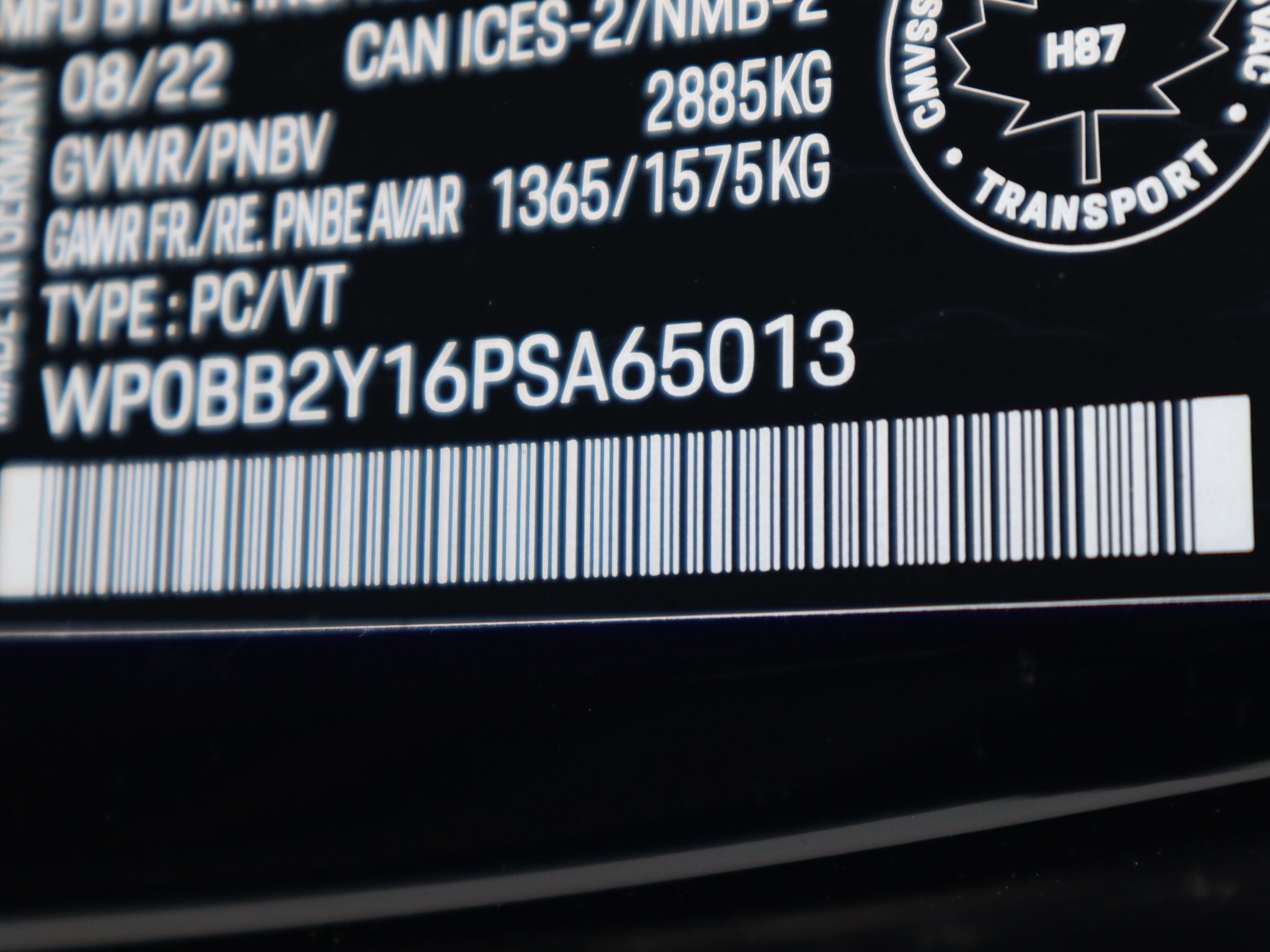 2023 Porsche Taycan in Vancouver, British Columbia