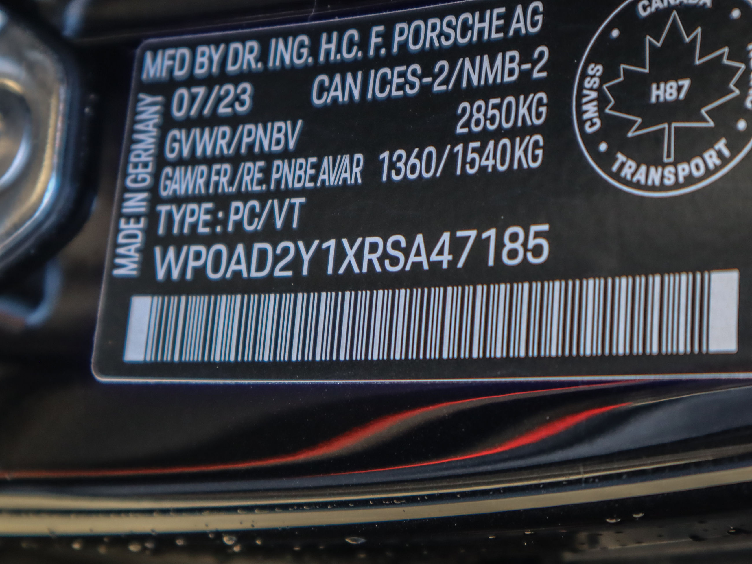 2024 Porsche Taycan in Vancouver, British Columbia
