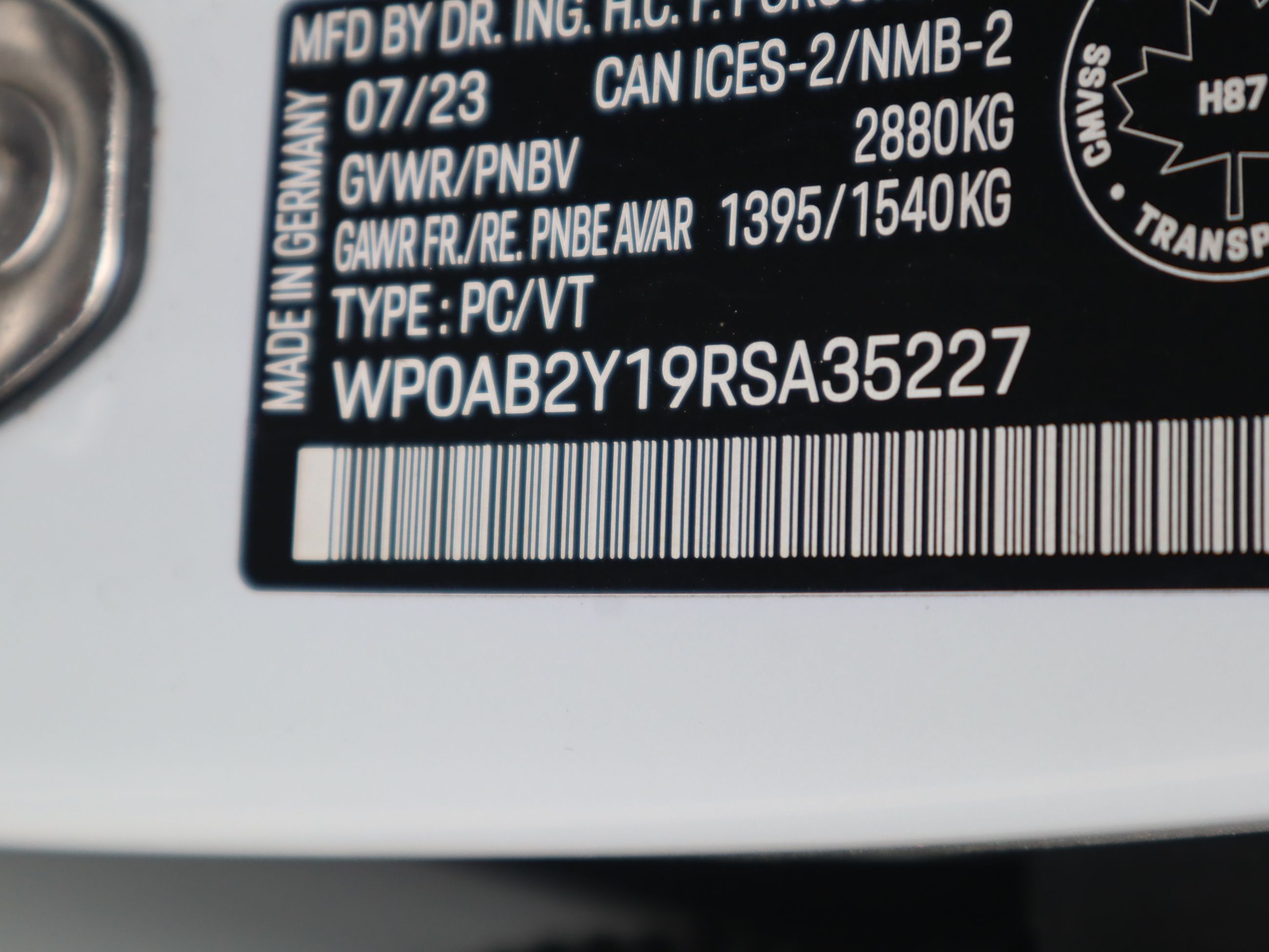 2024 Porsche Taycan in Vancouver, British Columbia
