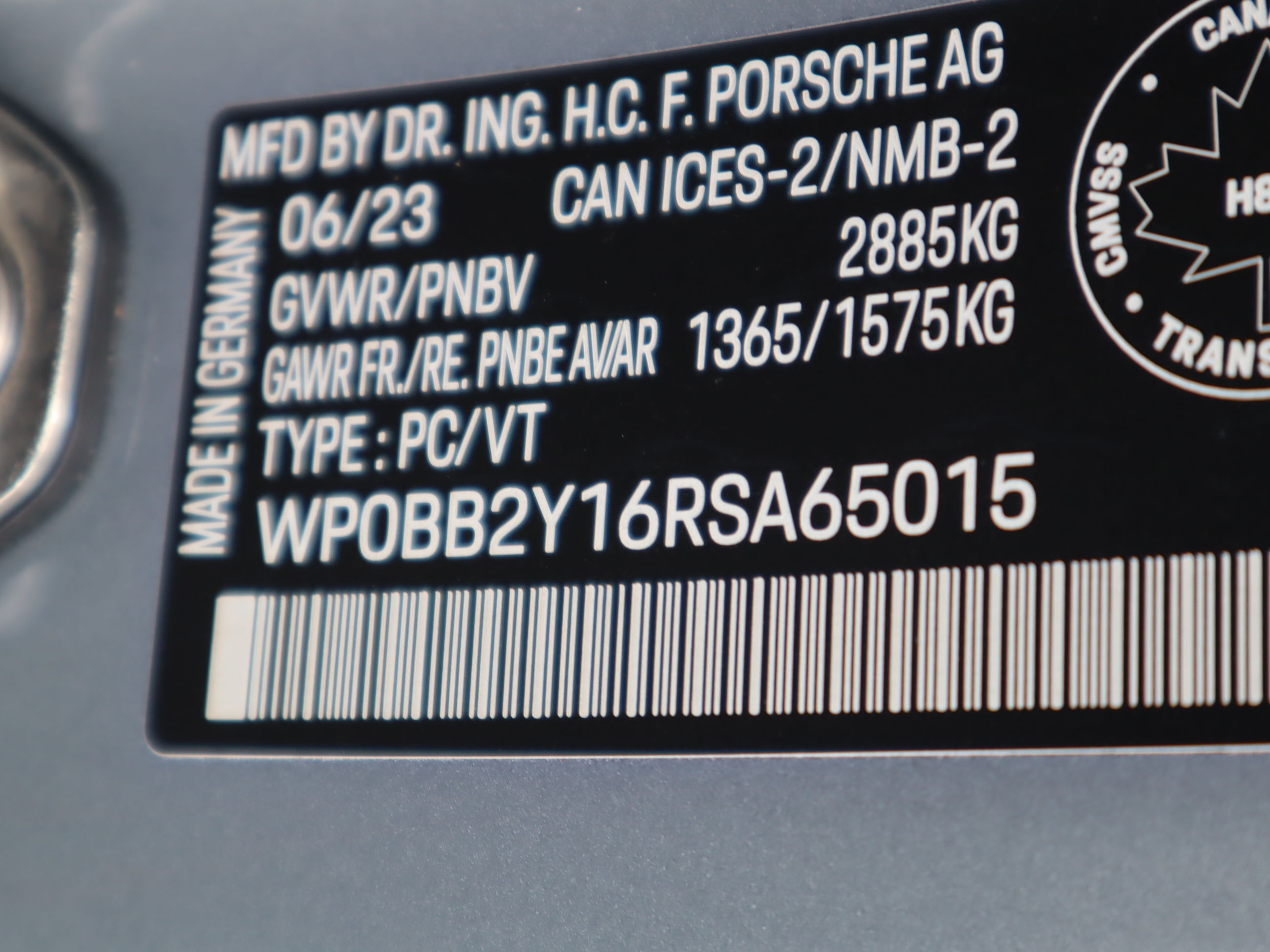 2024 Porsche Taycan in Vancouver, British Columbia