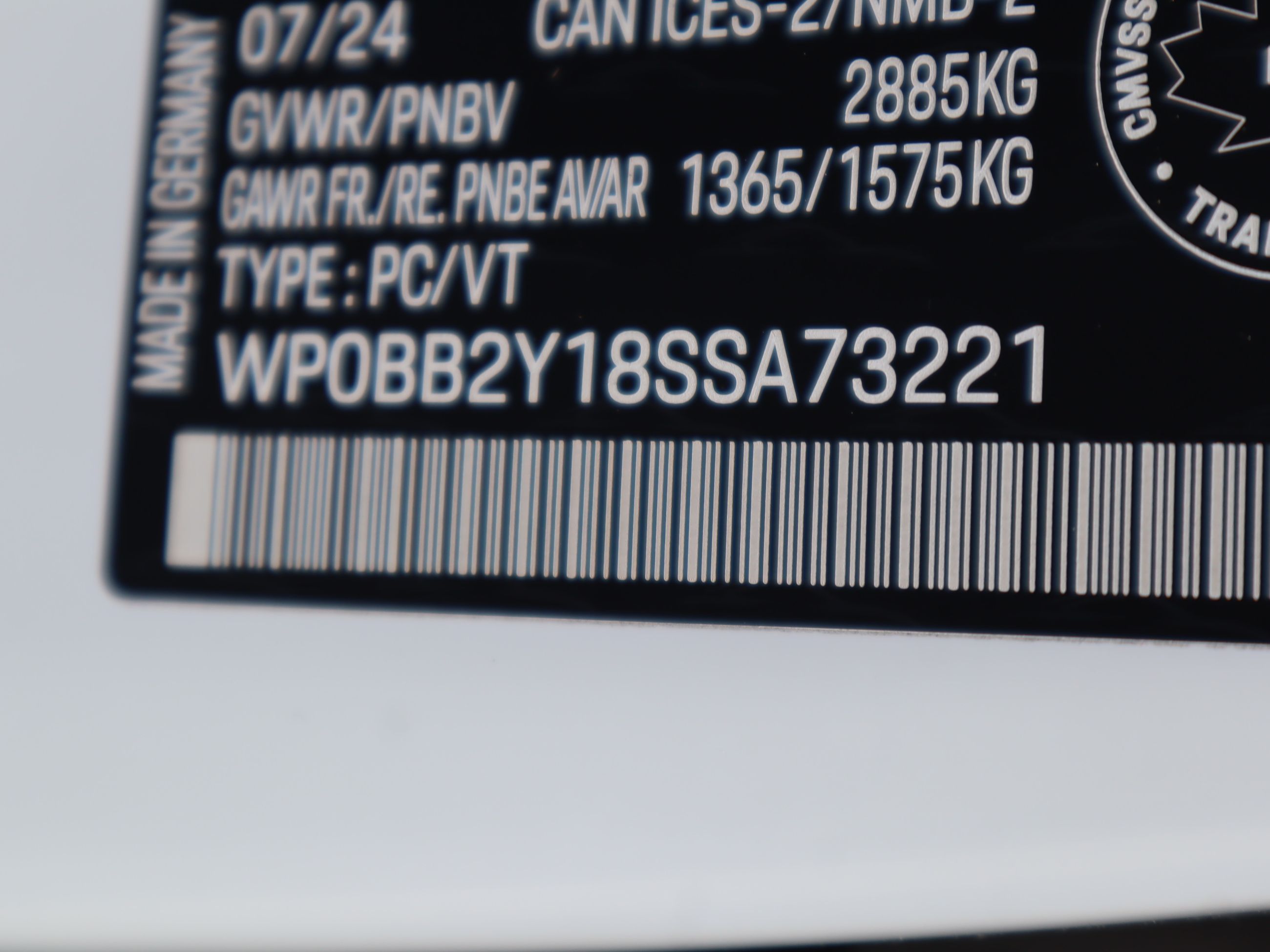 2025 Porsche Taycan in Vancouver, British Columbia