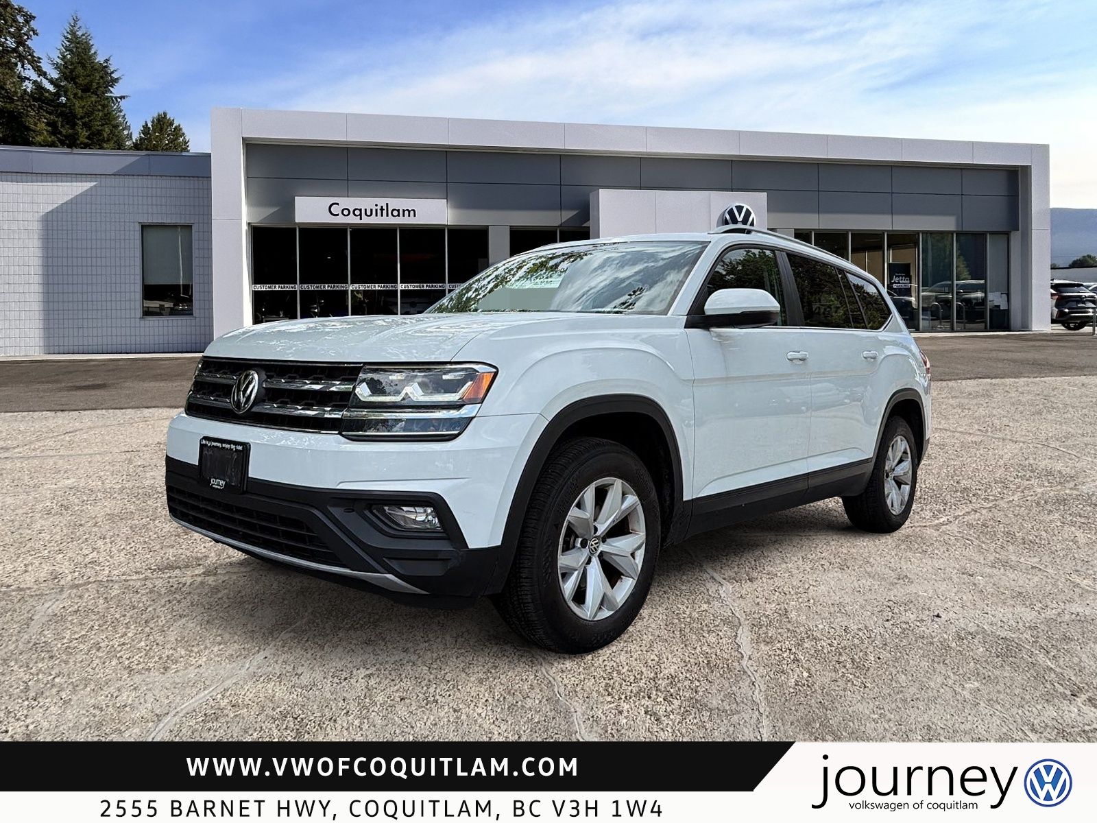 2018 Volkswagen Atlas Comfortline 3.6L 8sp at w/Tip 4MOTION