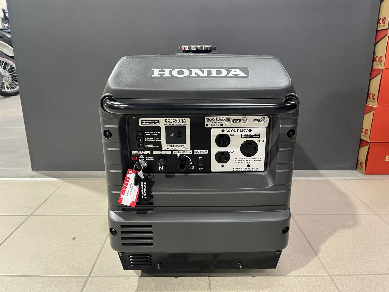 Honda Génératrice Ultra-Silencieuse 3000I ES EU3000isC4  2024