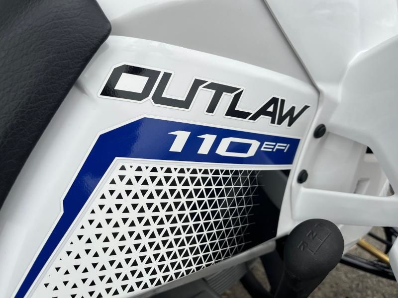 2025 Polaris OUTLAW 110 EFI - BRIGHT WHITE / BLUE