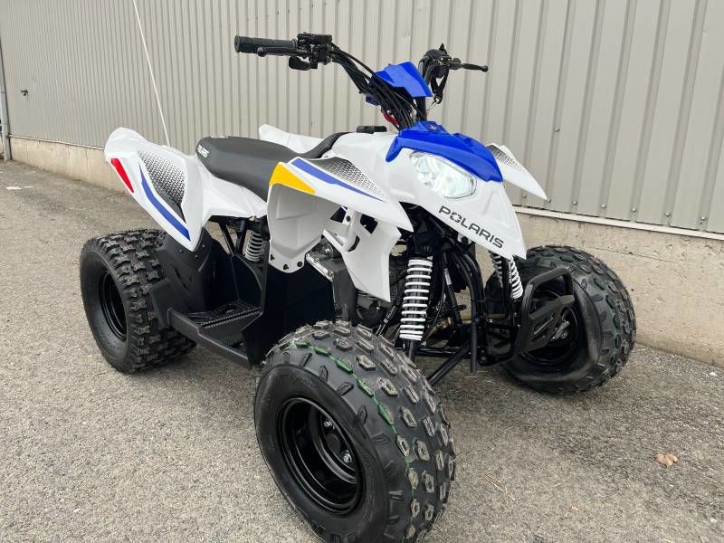 2025 Polaris OUTLAW 110 EFI - BRIGHT WHITE / BLUE