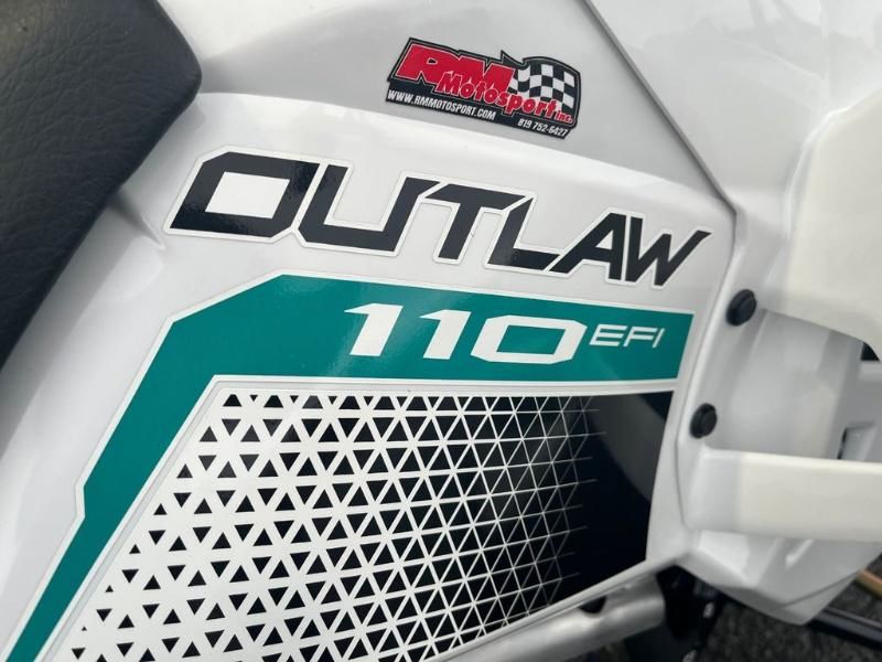 Polaris OUTLAW 110 EFI - WHITE / GREEN  2024