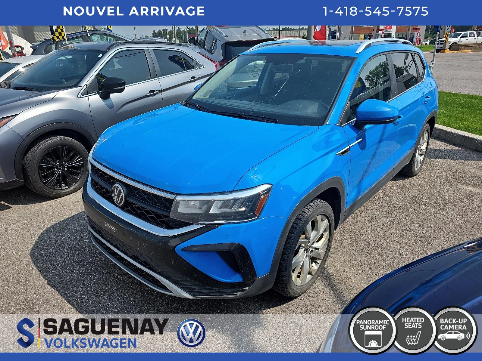 Volkswagen Taos COMFORTLINE TOIT PANO 2022 89$ / Semaine + Taxes