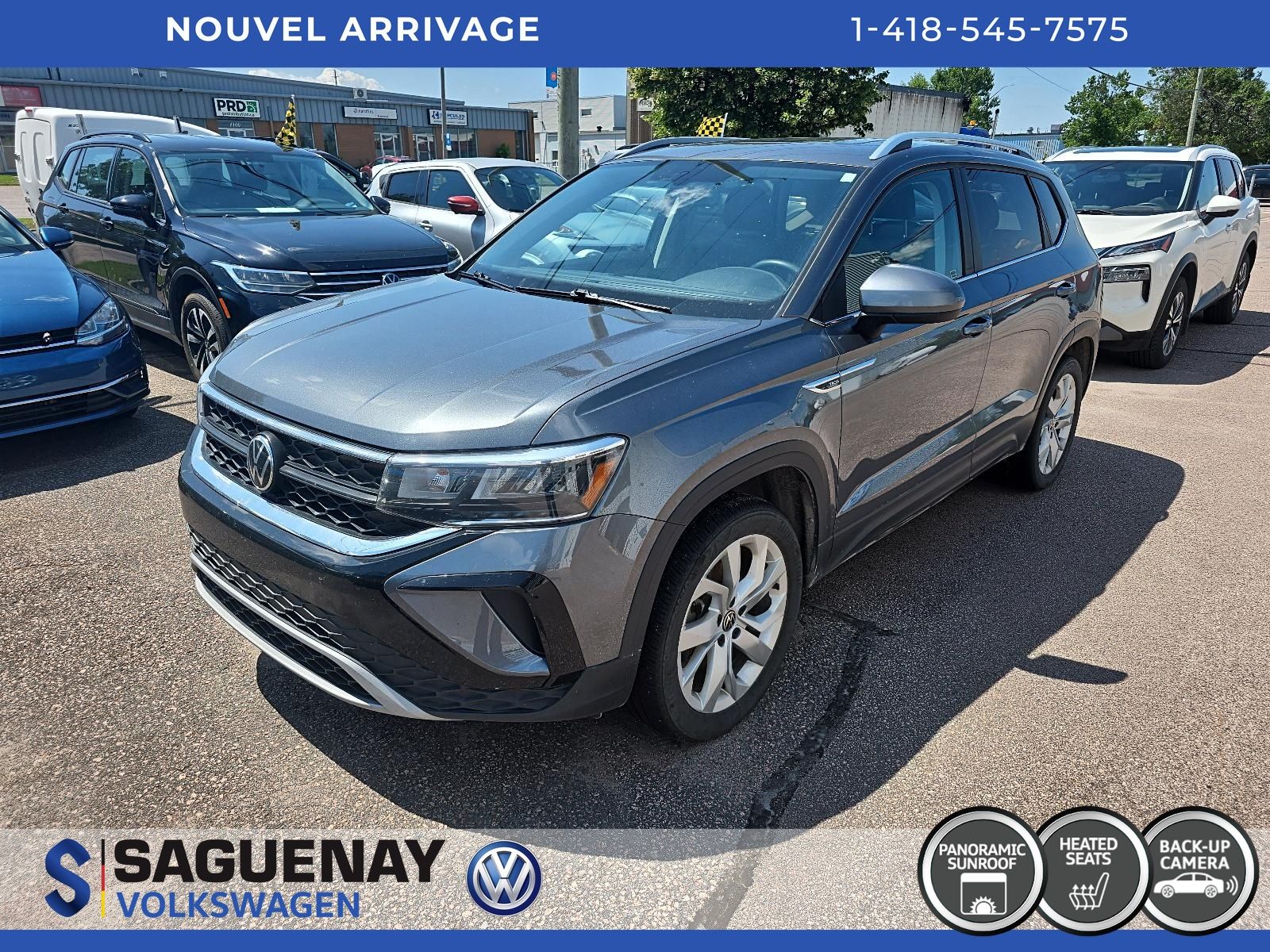Volkswagen Taos COMFORTLINE TOIT PANO 2022 92$ / Semaine + Taxes
