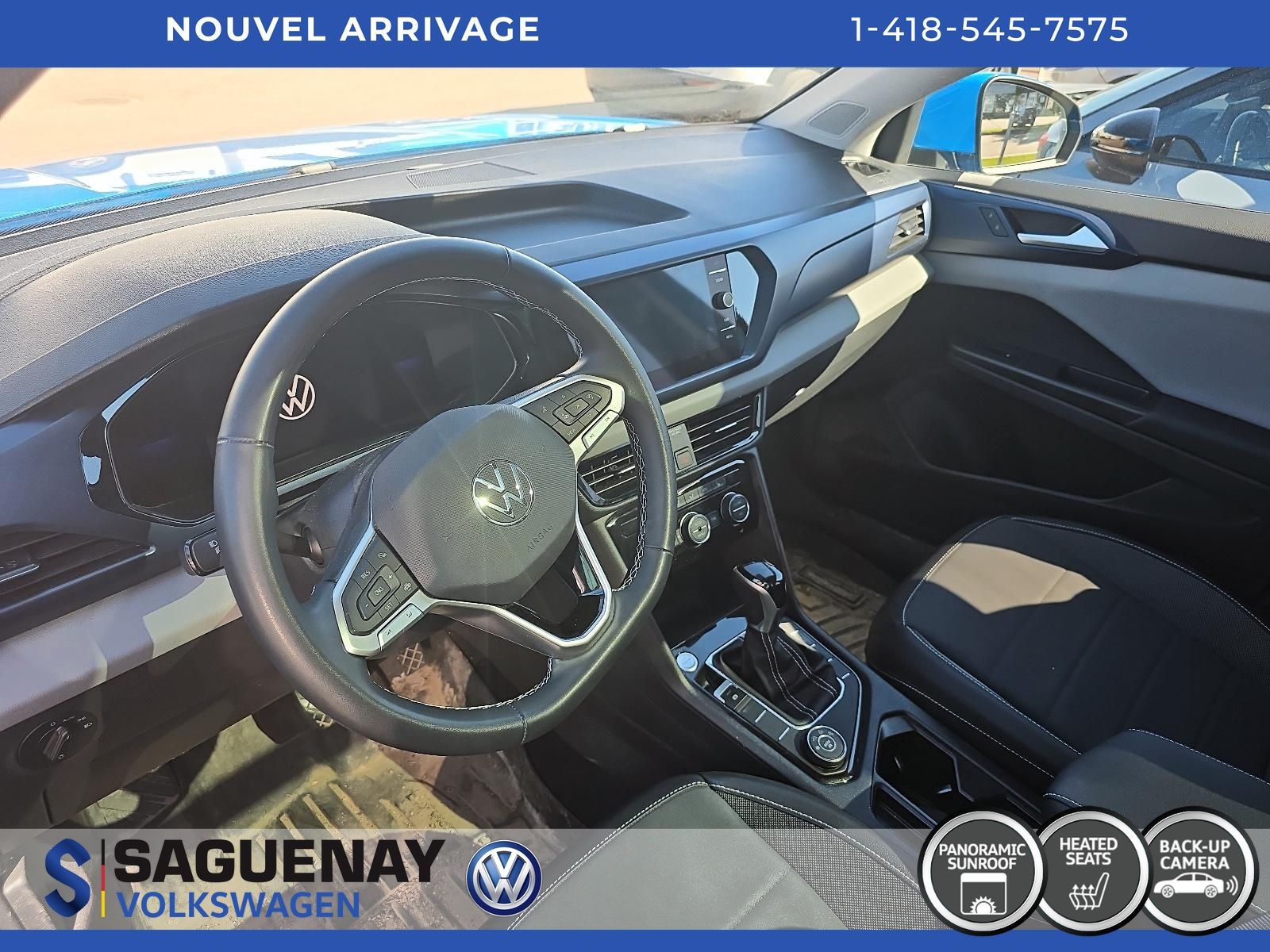 Volkswagen Taos COMFORTLINE + TOIT PANO 2022 97$ / Semaine + Taxes