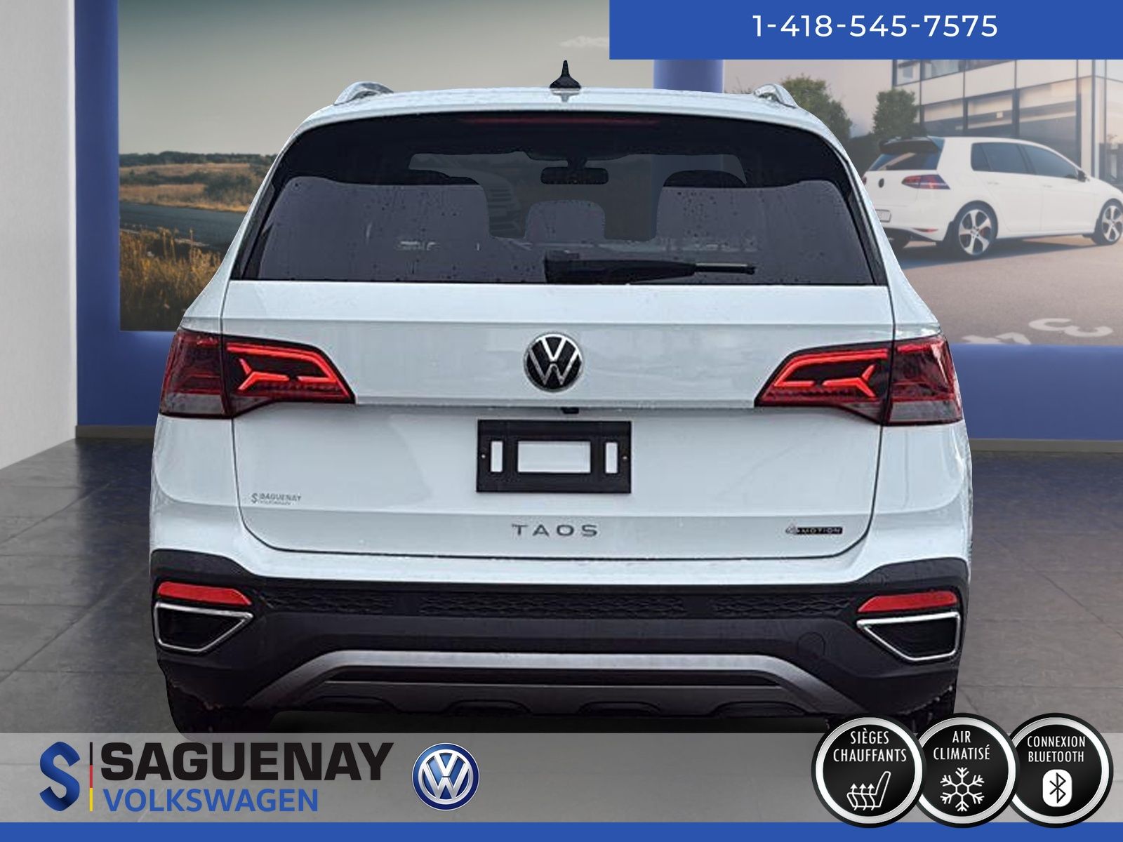 Volkswagen Taos COMFORTLINE + TOIT PANO 2022 96$ / Semaine + Taxes